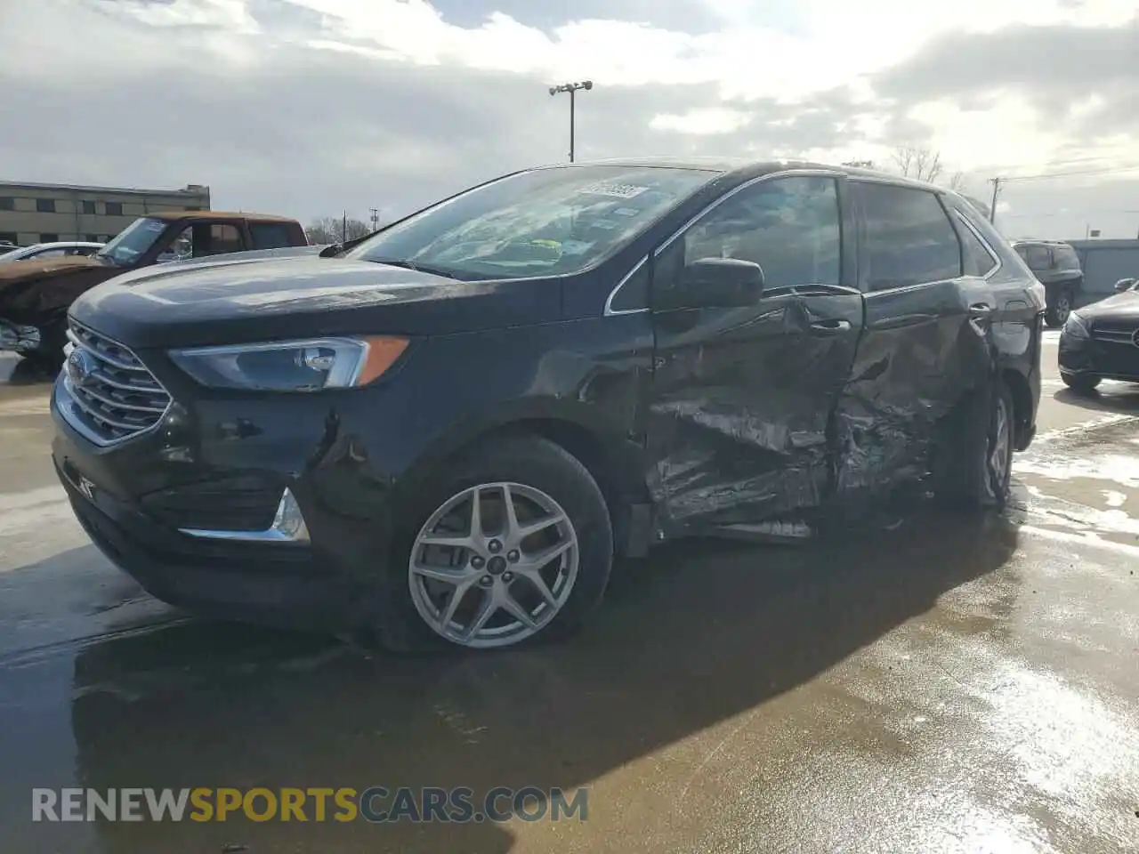 1 Photograph of a damaged car 2FMPK4J90NBA54431 FORD EDGE 2022