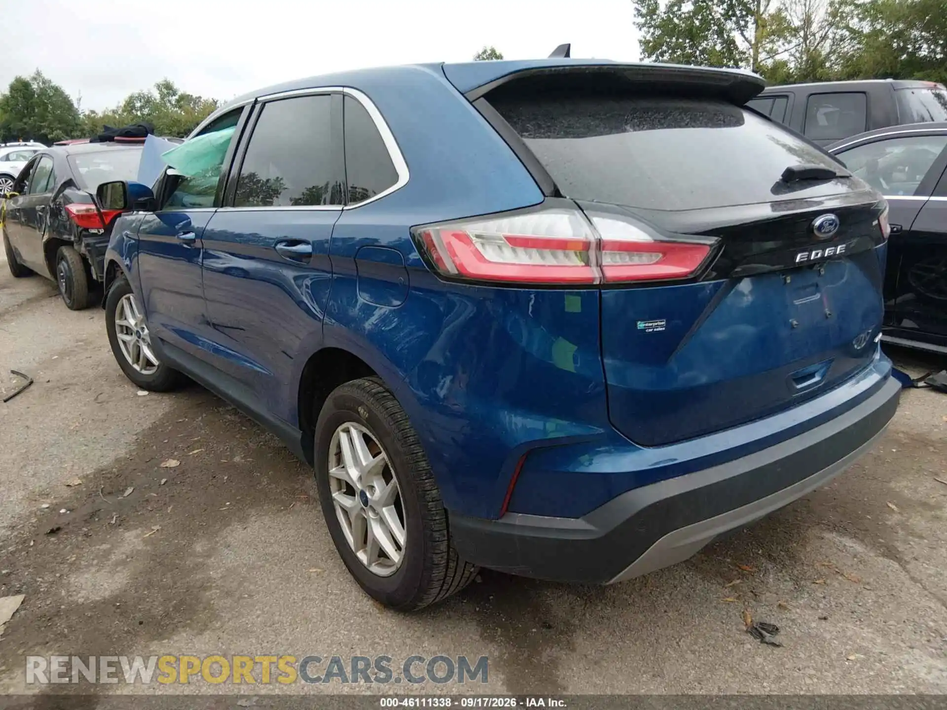 3 Photograph of a damaged car 2FMPK4J90NBA55420 FORD EDGE 2022
