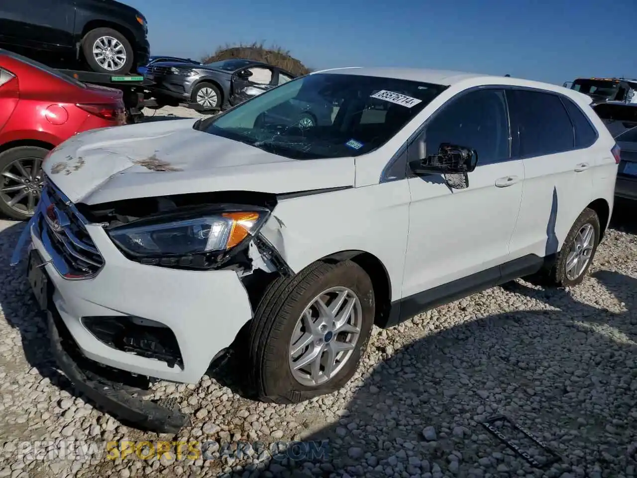 1 Photograph of a damaged car 2FMPK4J90NBA93066 FORD EDGE 2022