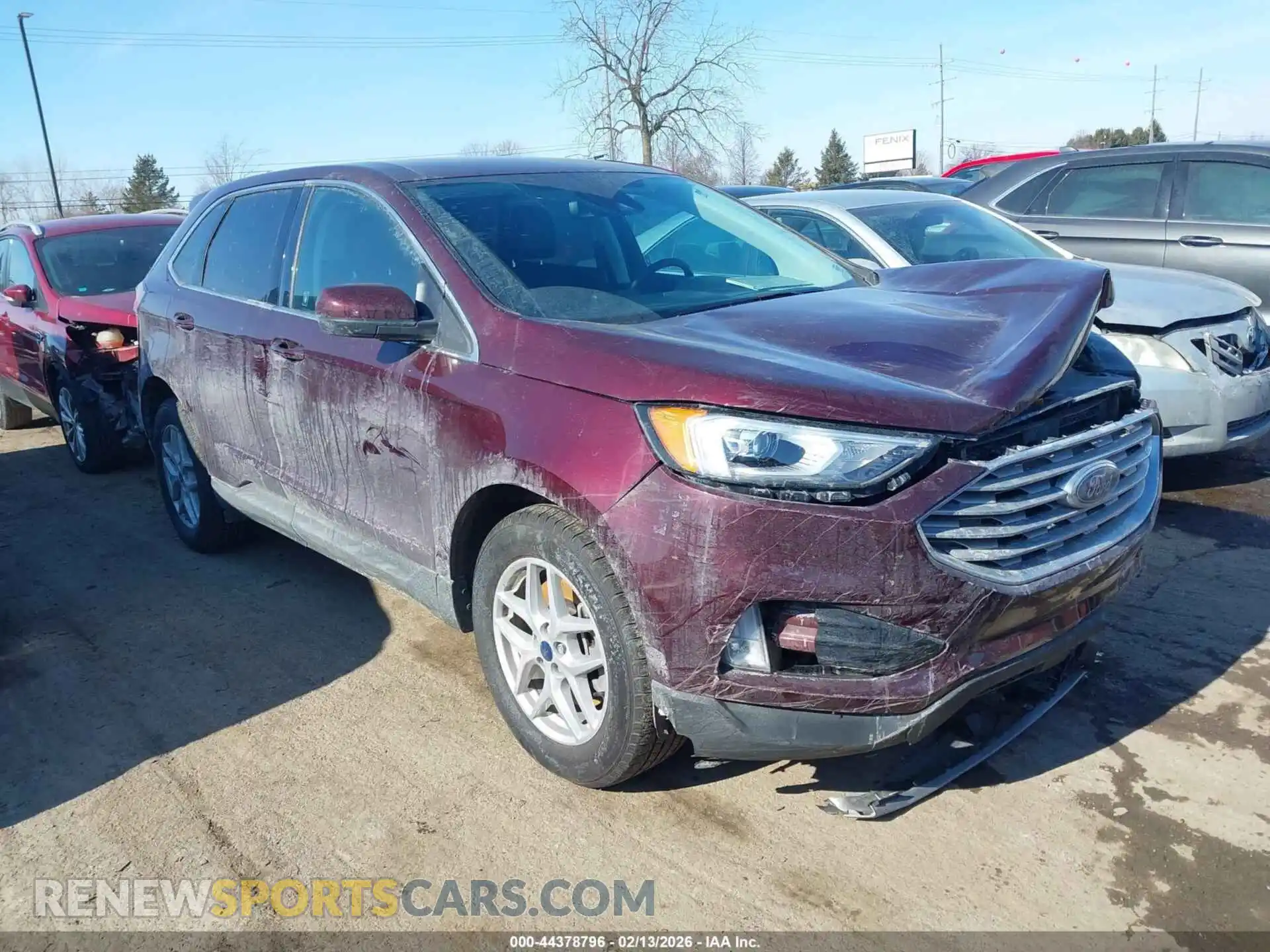 1 Photograph of a damaged car 2FMPK4J91NBA28520 FORD EDGE 2022