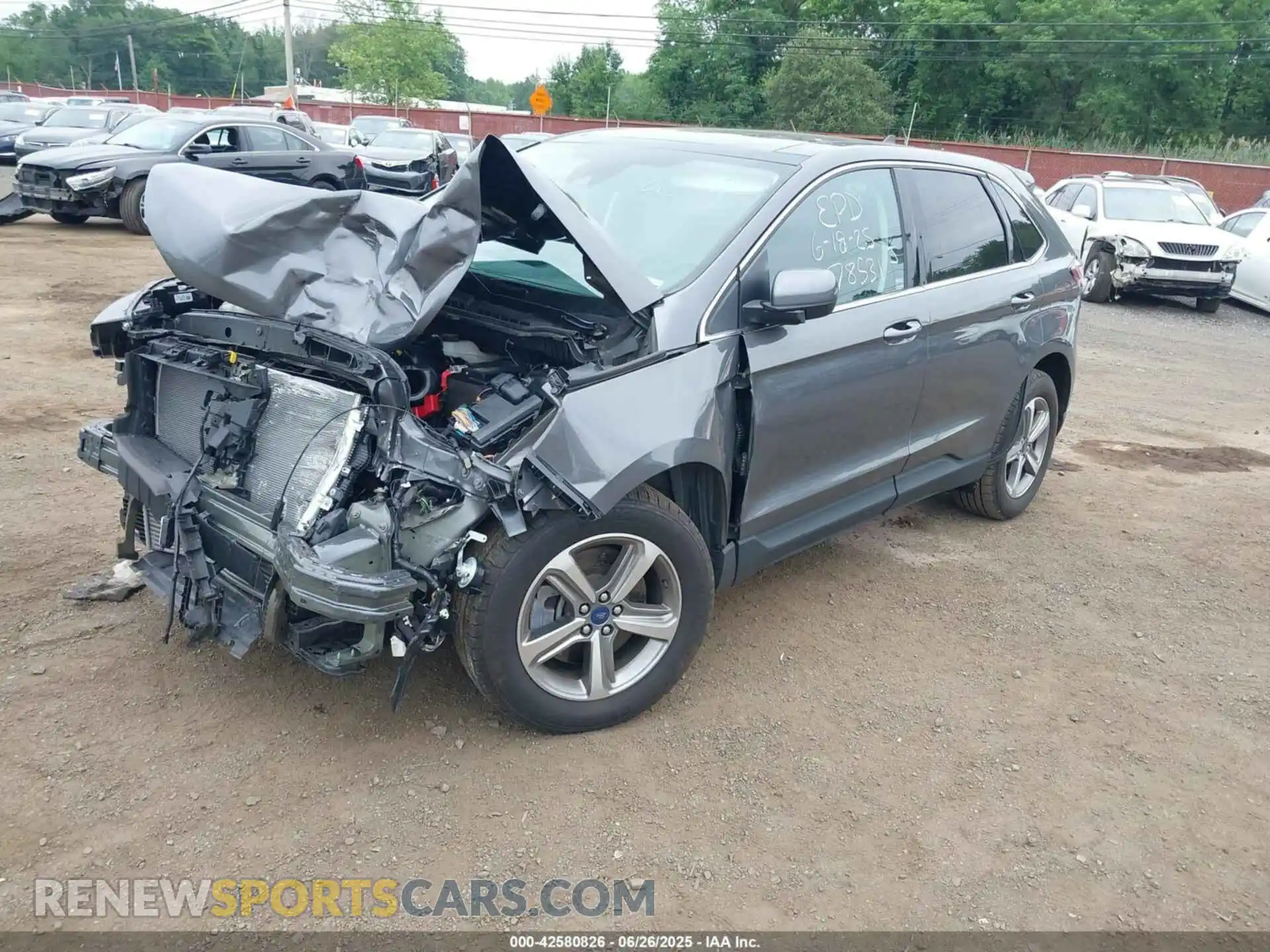 2 Photograph of a damaged car 2FMPK4J93NBA78531 FORD EDGE 2022