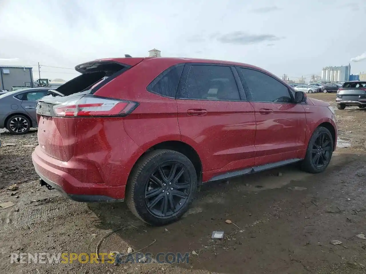 3 fotografías del automóvil dañado 2FMPK4J93NBB07543 FORD EDGE 2022