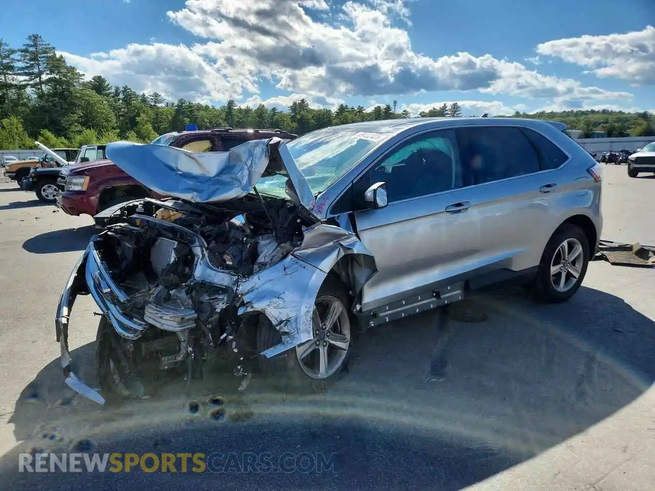 1 Photograph of a damaged car 2FMPK4J94NBA17205 FORD EDGE 2022