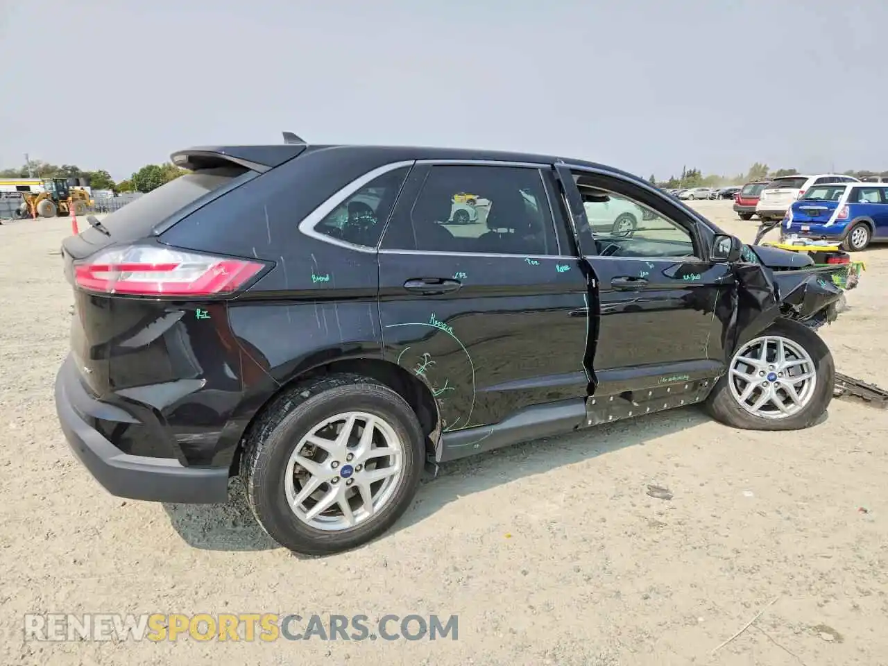 3 Photograph of a damaged car 2FMPK4J94NBA55114 FORD EDGE 2022
