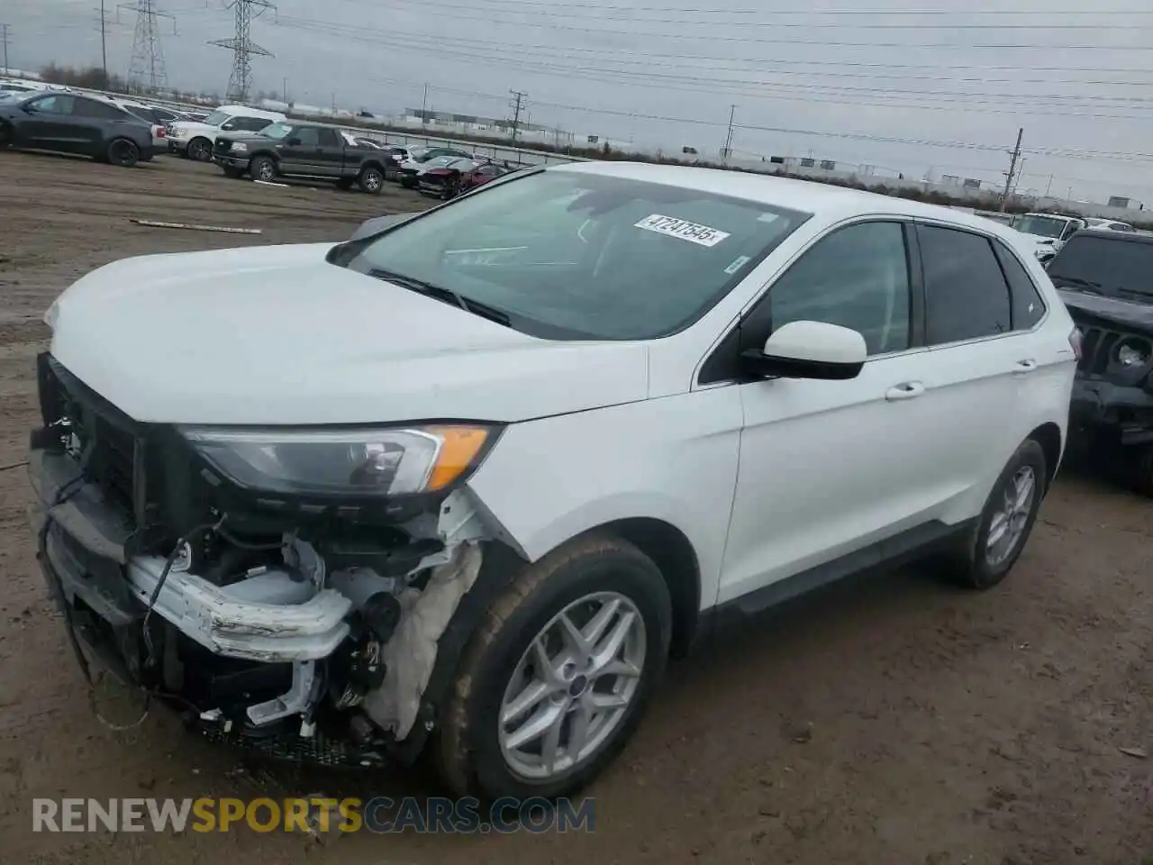 1 Photograph of a damaged car 2FMPK4J94NBA91840 FORD EDGE 2022