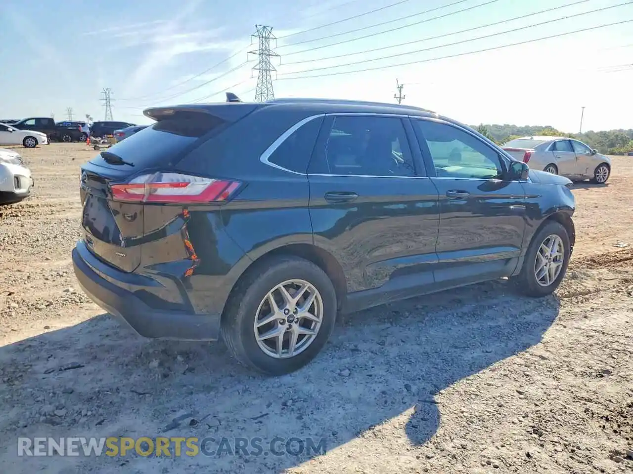 3 Photograph of a damaged car 2FMPK4J94NBB10838 FORD EDGE 2022