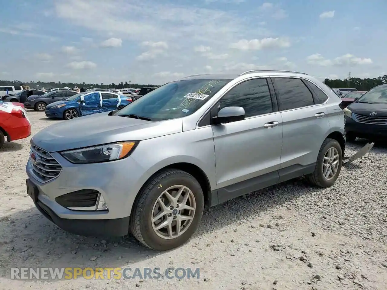 1 Photograph of a damaged car 2FMPK4J94NBB13822 FORD EDGE 2022