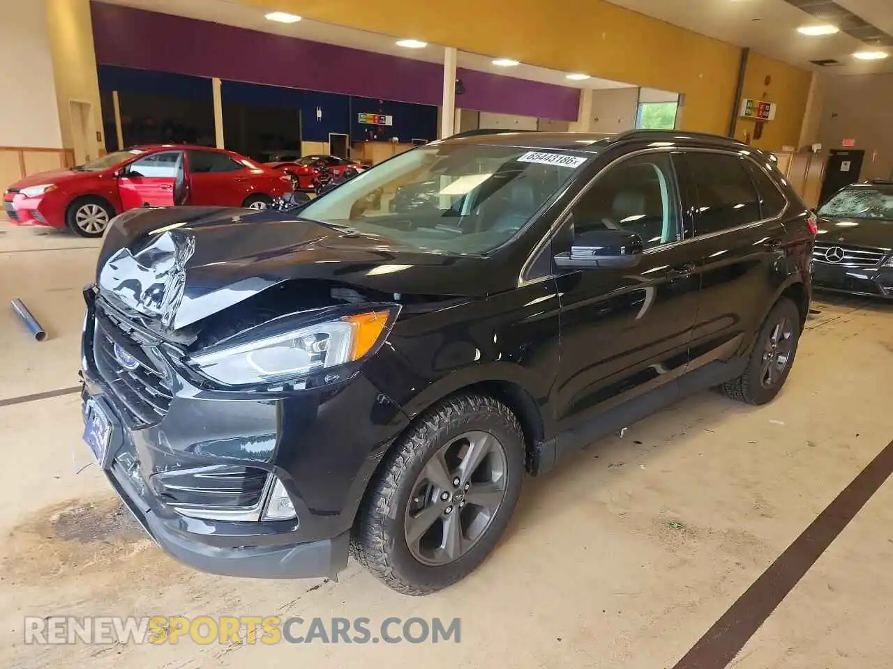 1 Photograph of a damaged car 2FMPK4J95NBA20940 FORD EDGE 2022