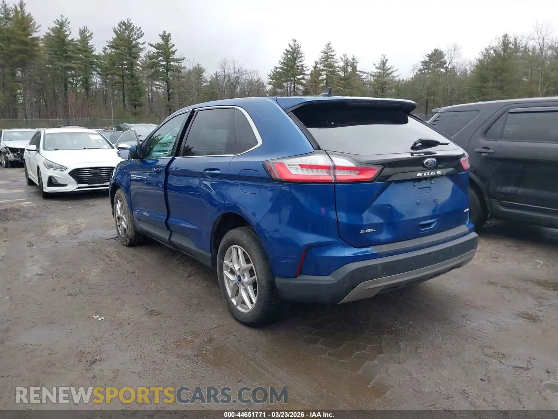 3 Photograph of a damaged car 2FMPK4J95NBA41853 FORD EDGE 2022