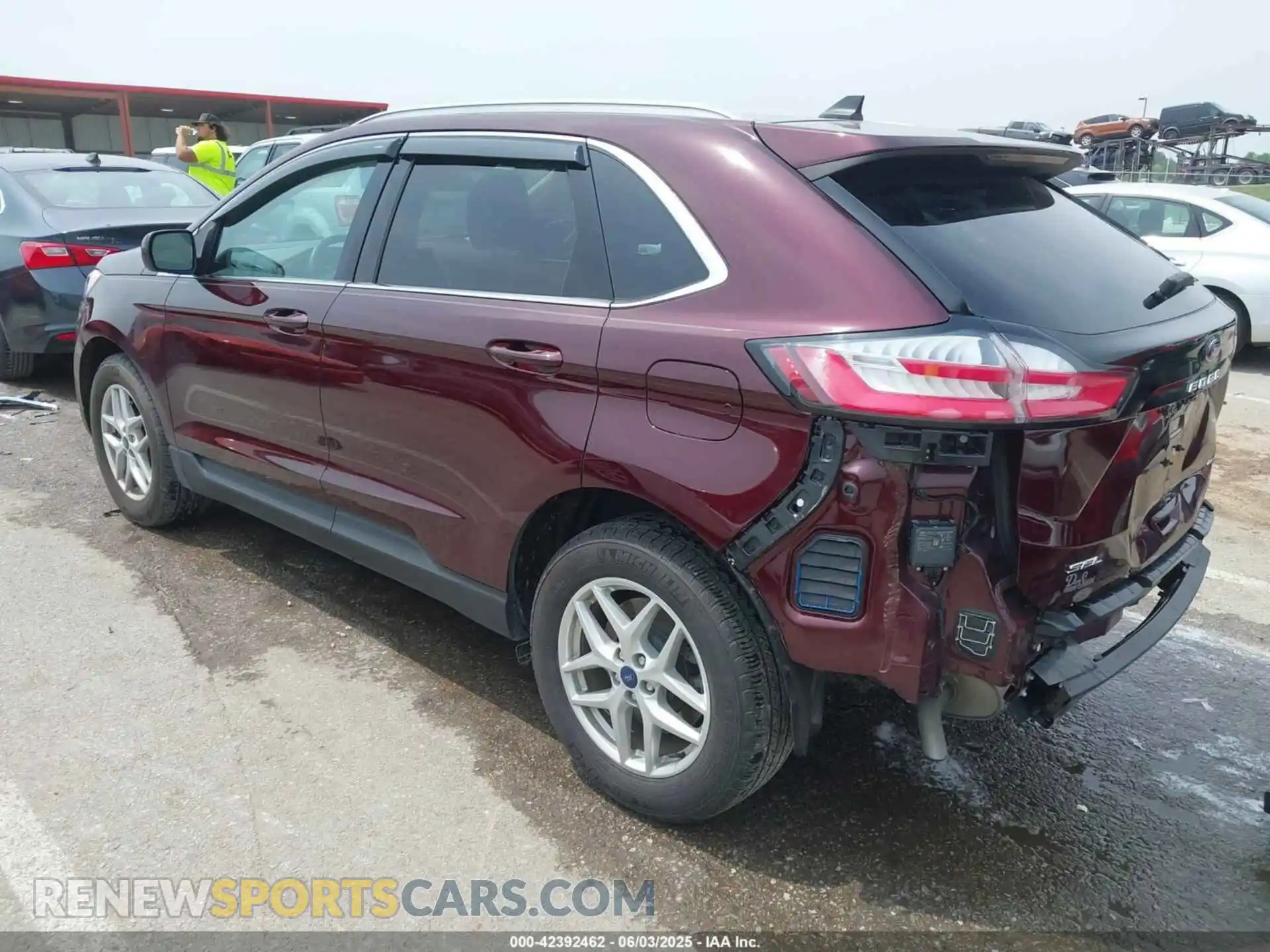 3 fotografías del automóvil dañado 2FMPK4J95NBA66008 FORD EDGE 2022