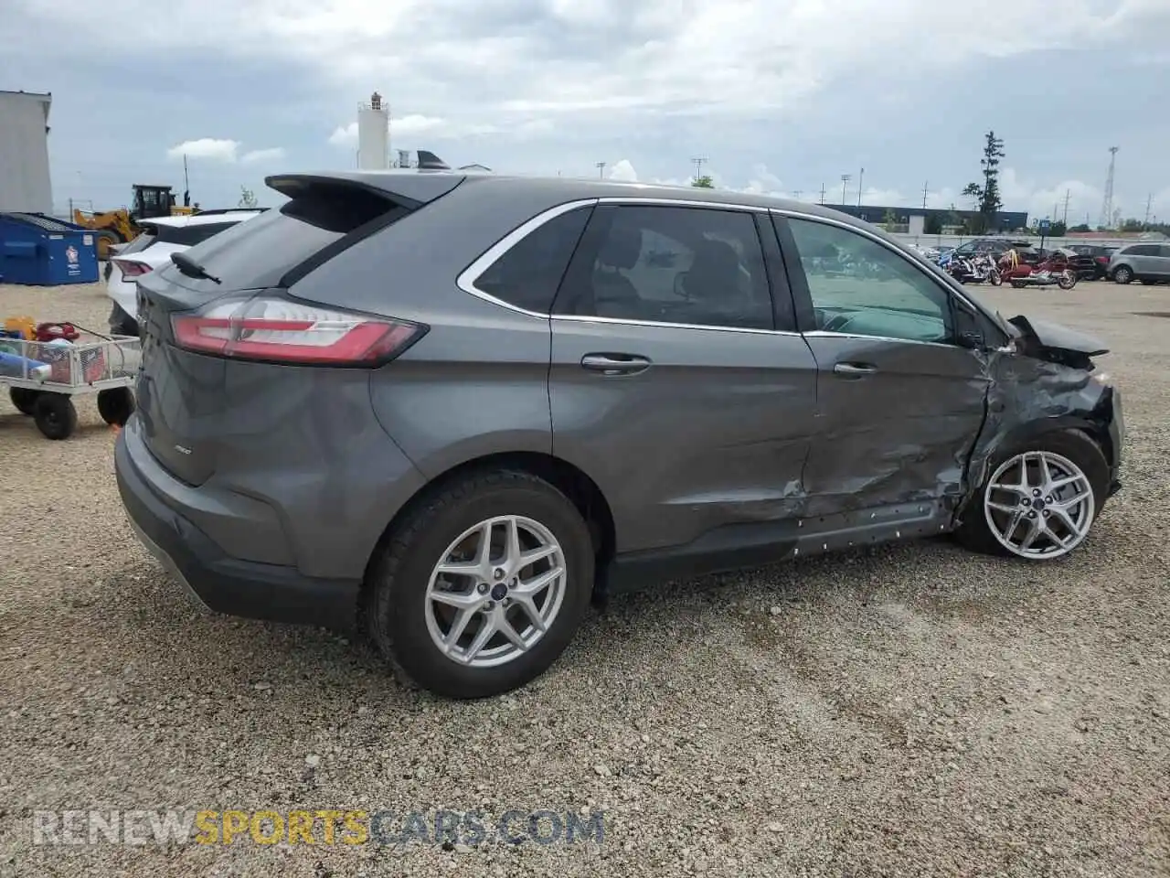 3 Photograph of a damaged car 2FMPK4J95NBB16910 FORD EDGE 2022