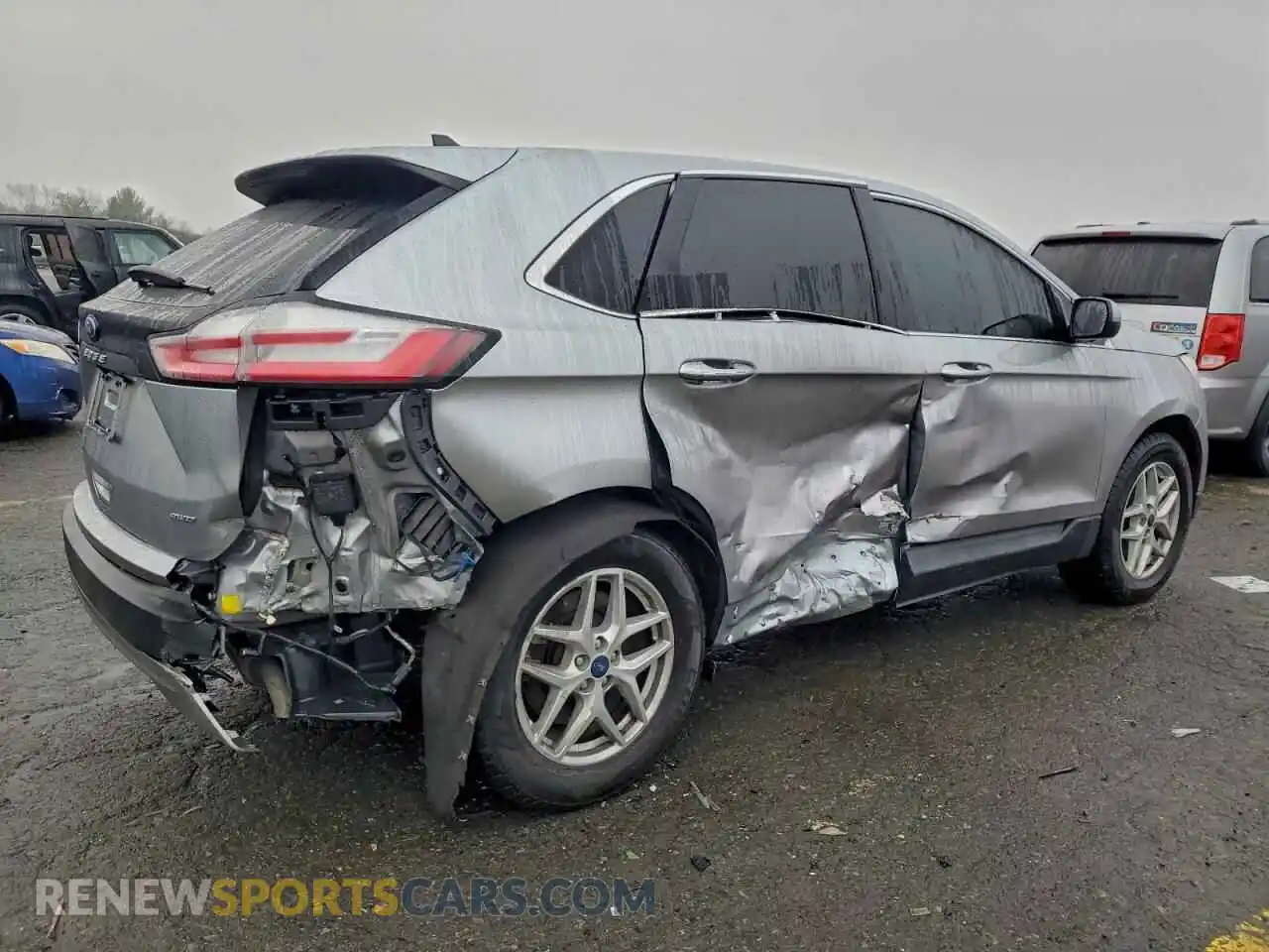 3 Photograph of a damaged car 2FMPK4J96NBA56121 FORD EDGE 2022