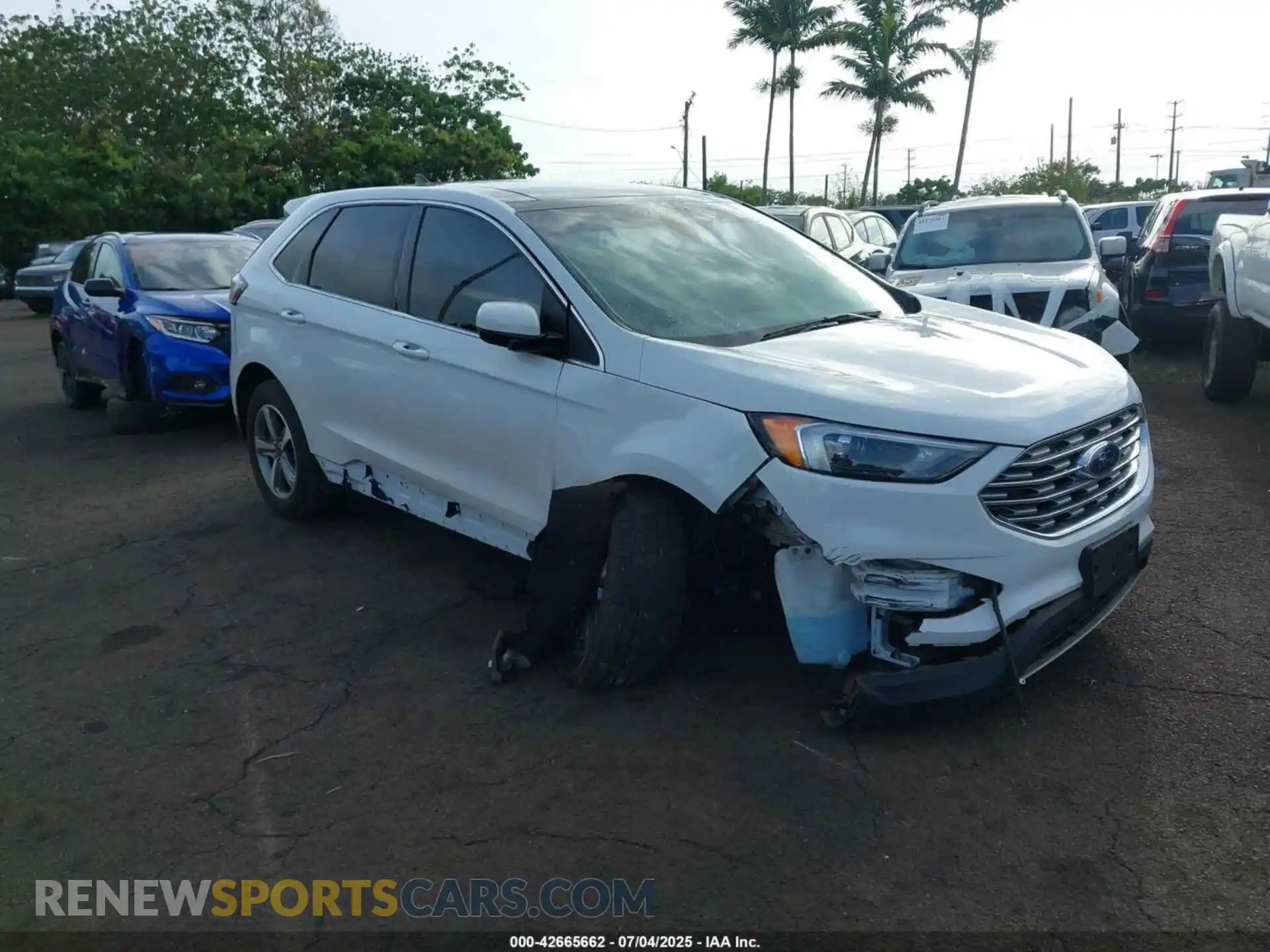 1 Photograph of a damaged car 2FMPK4J96NBA58628 FORD EDGE 2022
