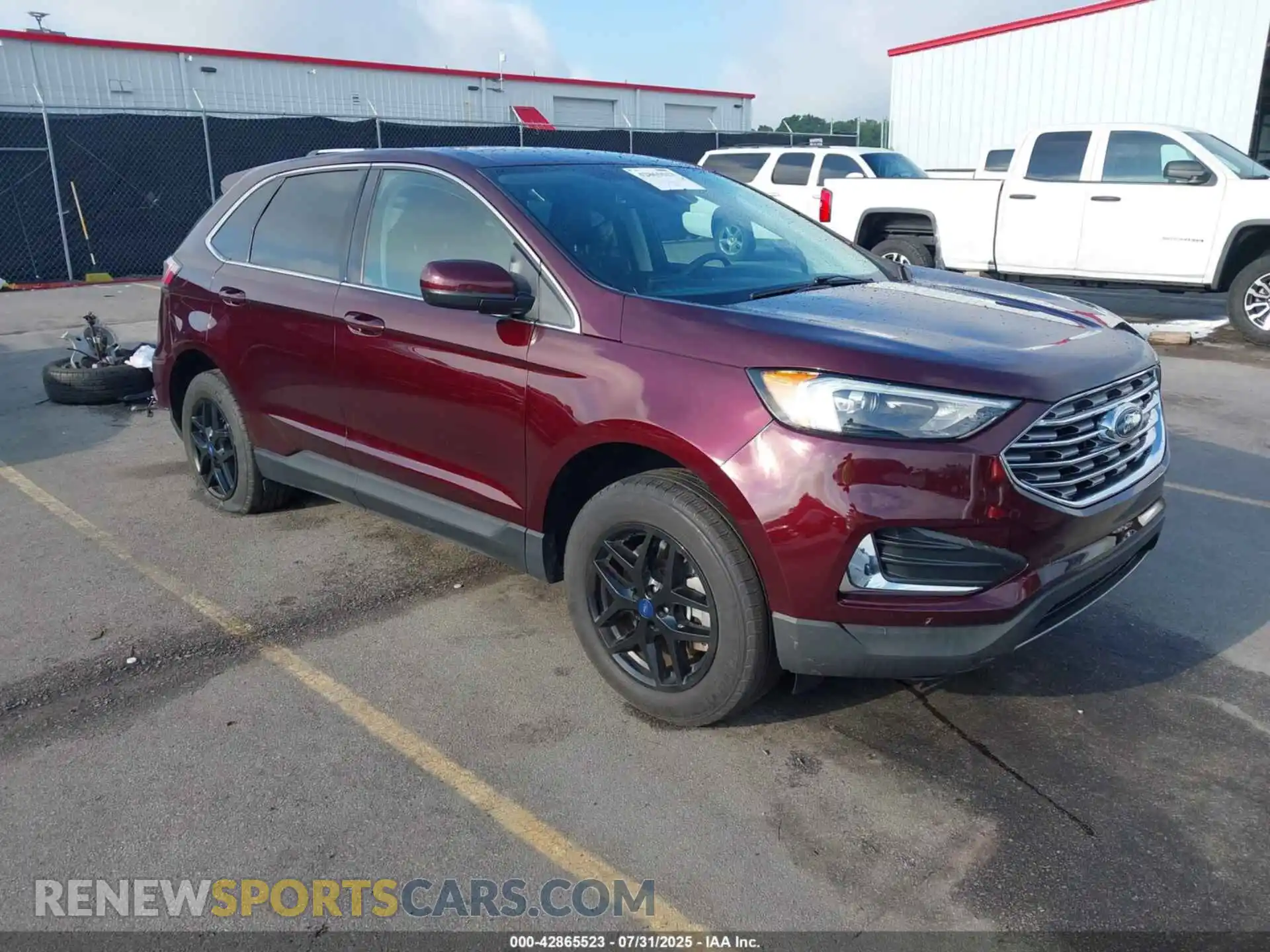 1 Photograph of a damaged car 2FMPK4J96NBB03194 FORD EDGE 2022