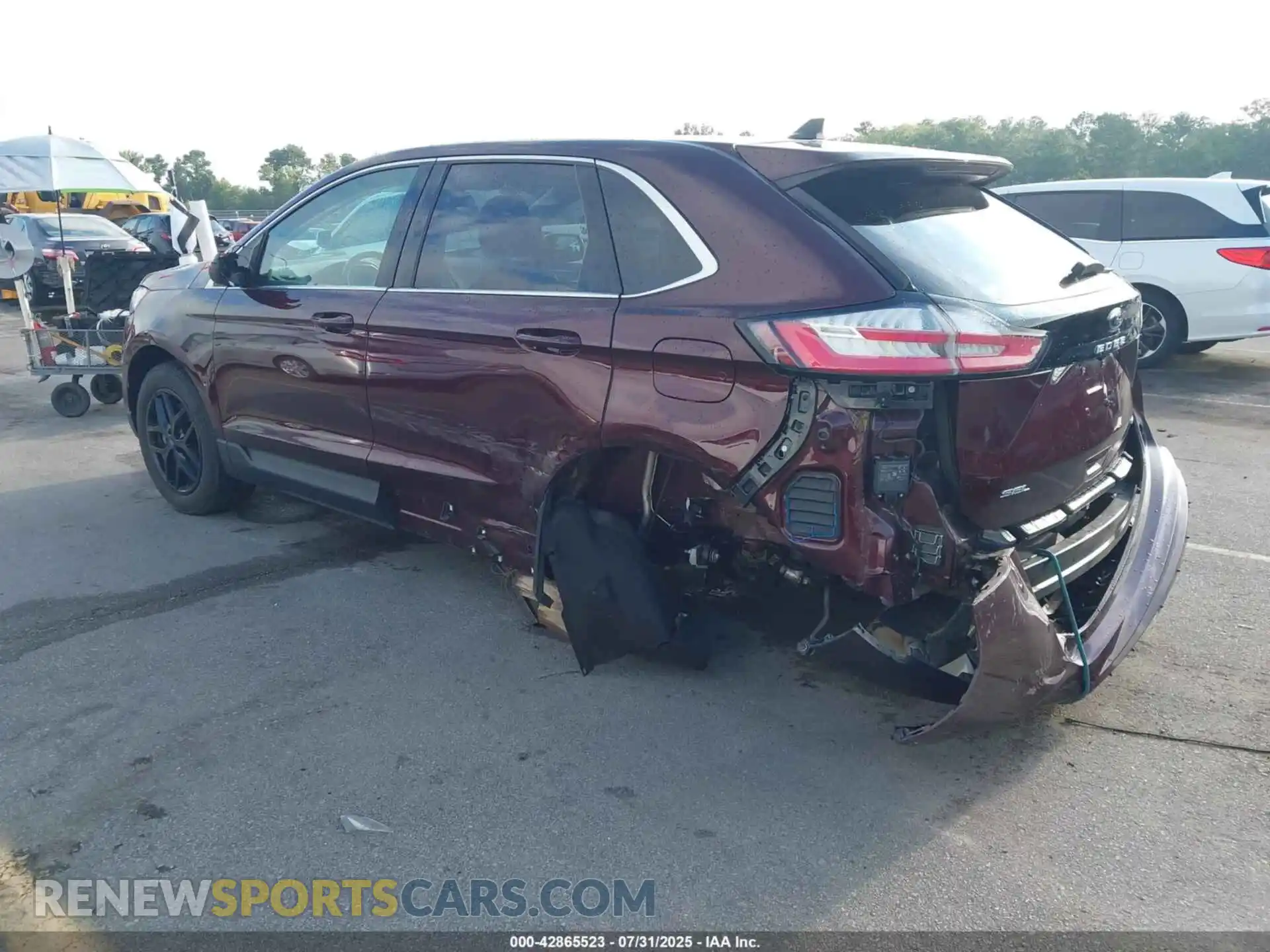 3 Photograph of a damaged car 2FMPK4J96NBB03194 FORD EDGE 2022