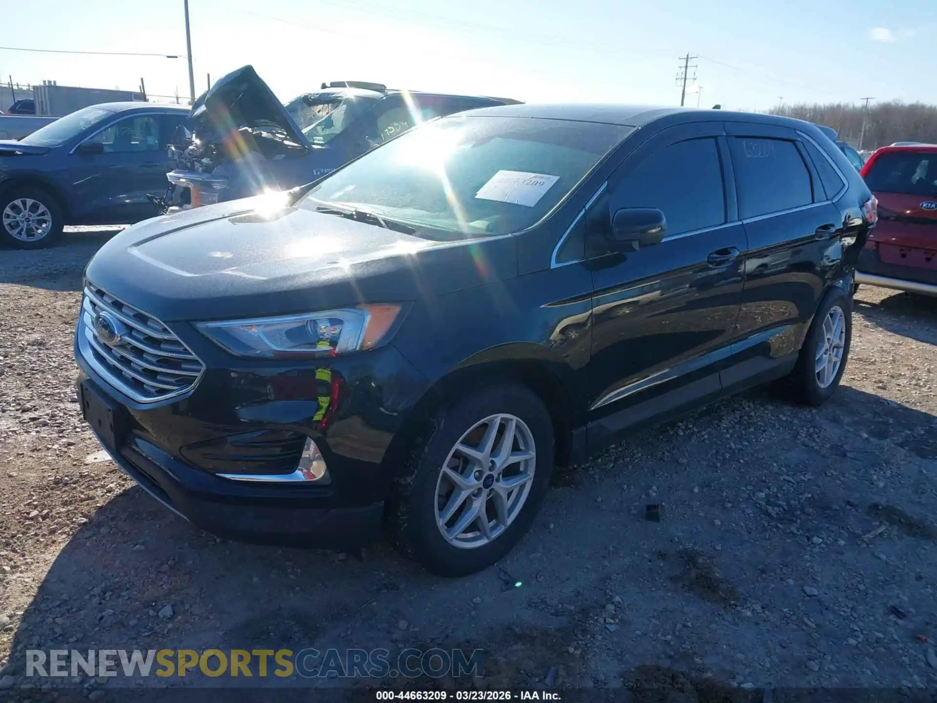 2 Photograph of a damaged car 2FMPK4J97NBA26500 FORD EDGE 2022