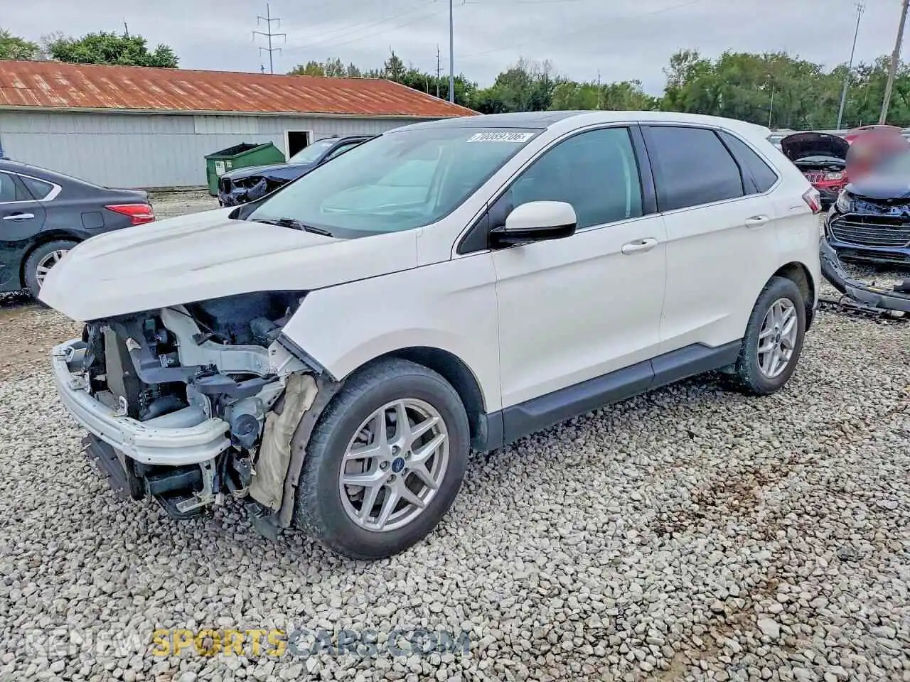 1 Photograph of a damaged car 2FMPK4J97NBA67189 FORD EDGE 2022