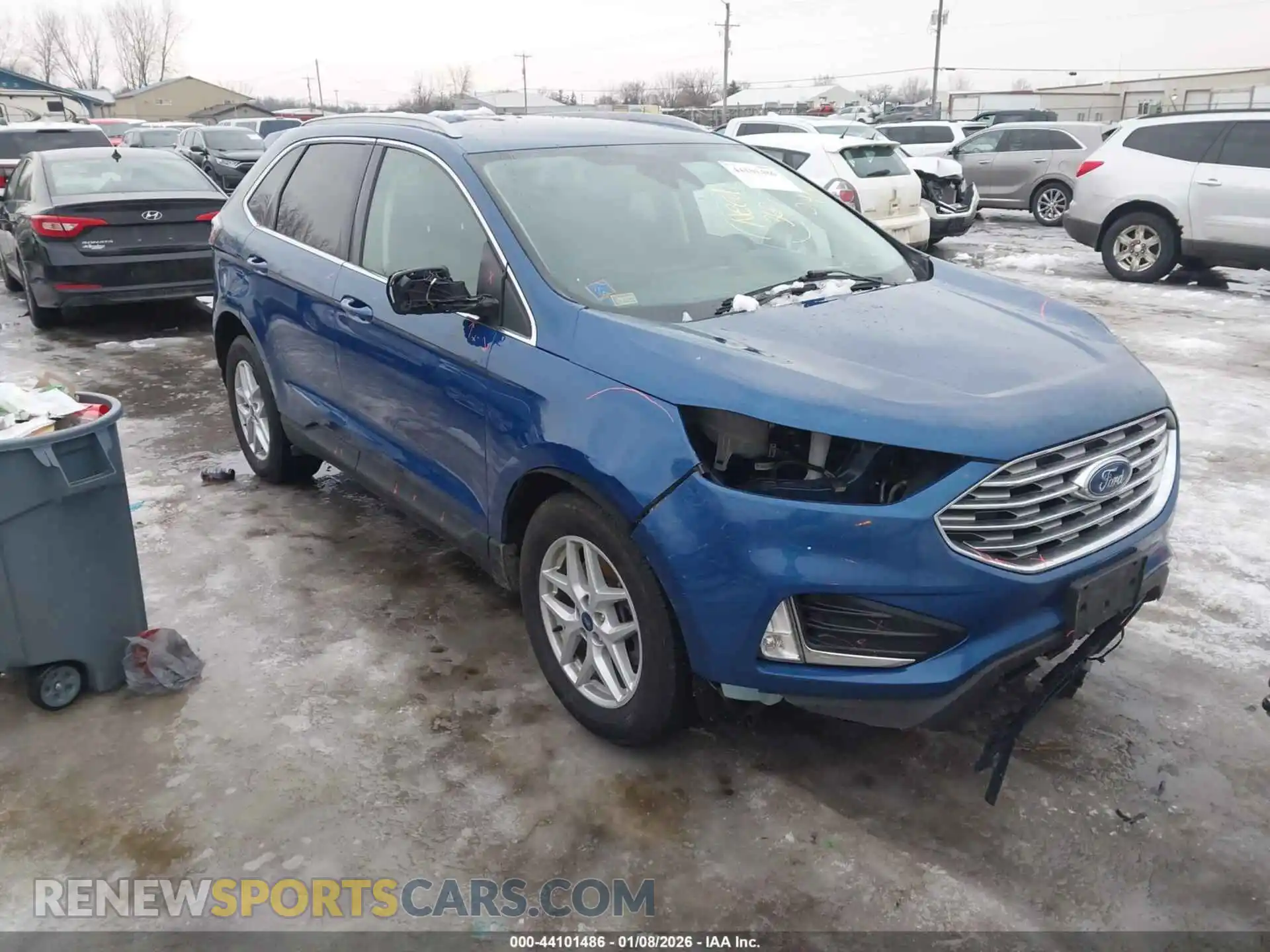 1 Photograph of a damaged car 2FMPK4J98NBA01833 FORD EDGE 2022