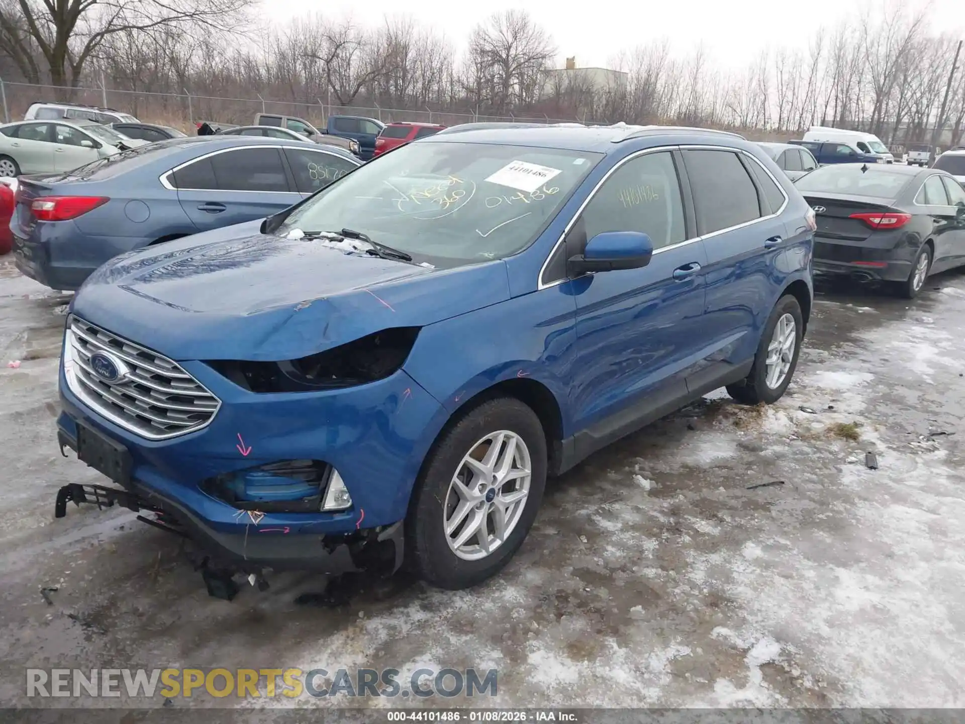2 Photograph of a damaged car 2FMPK4J98NBA01833 FORD EDGE 2022