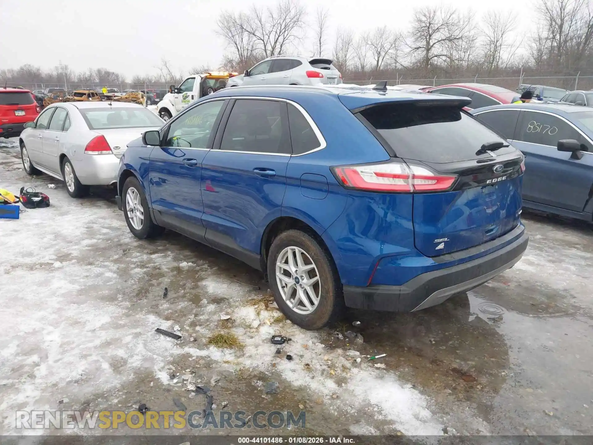 3 Photograph of a damaged car 2FMPK4J98NBA01833 FORD EDGE 2022