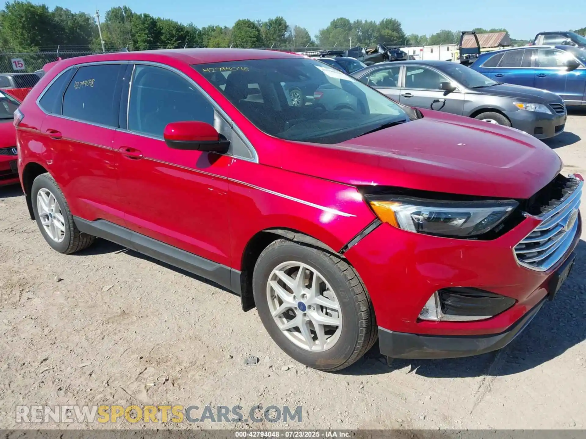1 Photograph of a damaged car 2FMPK4J98NBA72952 FORD EDGE 2022