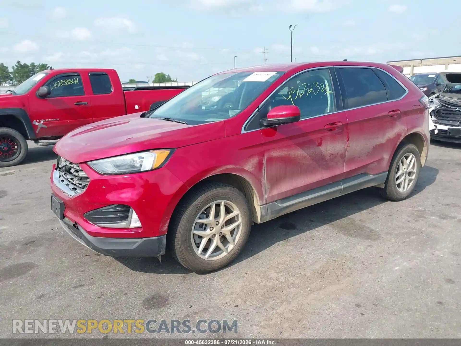 2 Photograph of a damaged car 2FMPK4J99NBB02461 FORD EDGE 2022