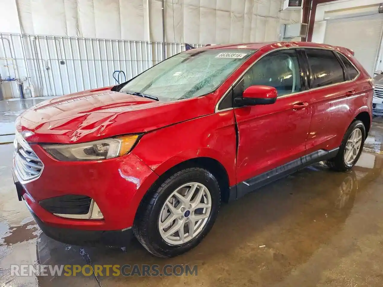 1 Photograph of a damaged car 2FMPK4J9XNBA43520 FORD EDGE 2022