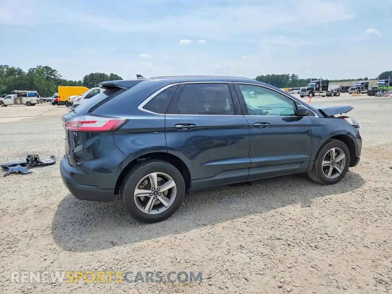 3 fotografías del automóvil dañado 2FMPK4J9XNBA67316 FORD EDGE 2022