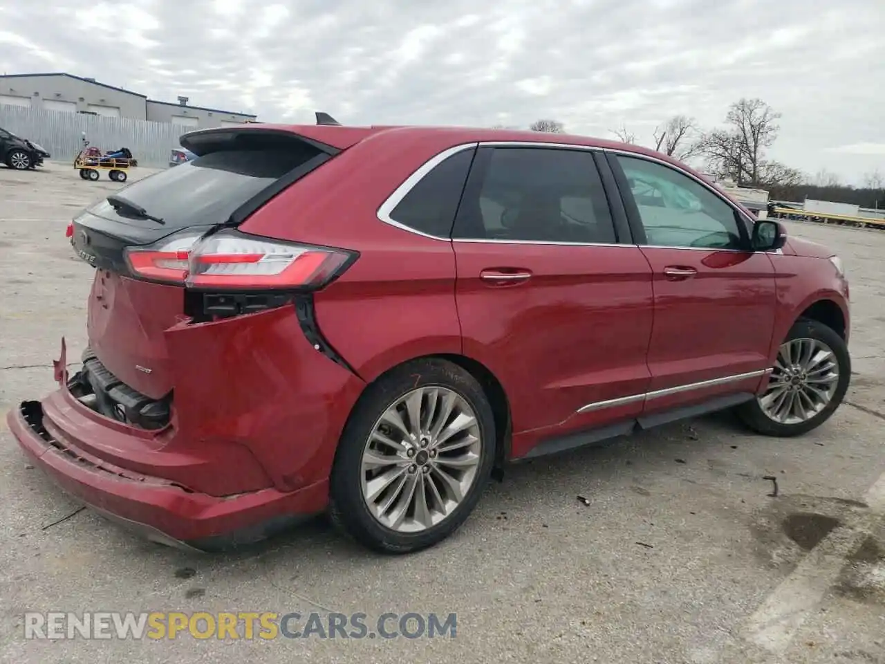 3 Фотография поврежденного автомобиля 2FMPK4K90NBA25266 FORD EDGE 2022