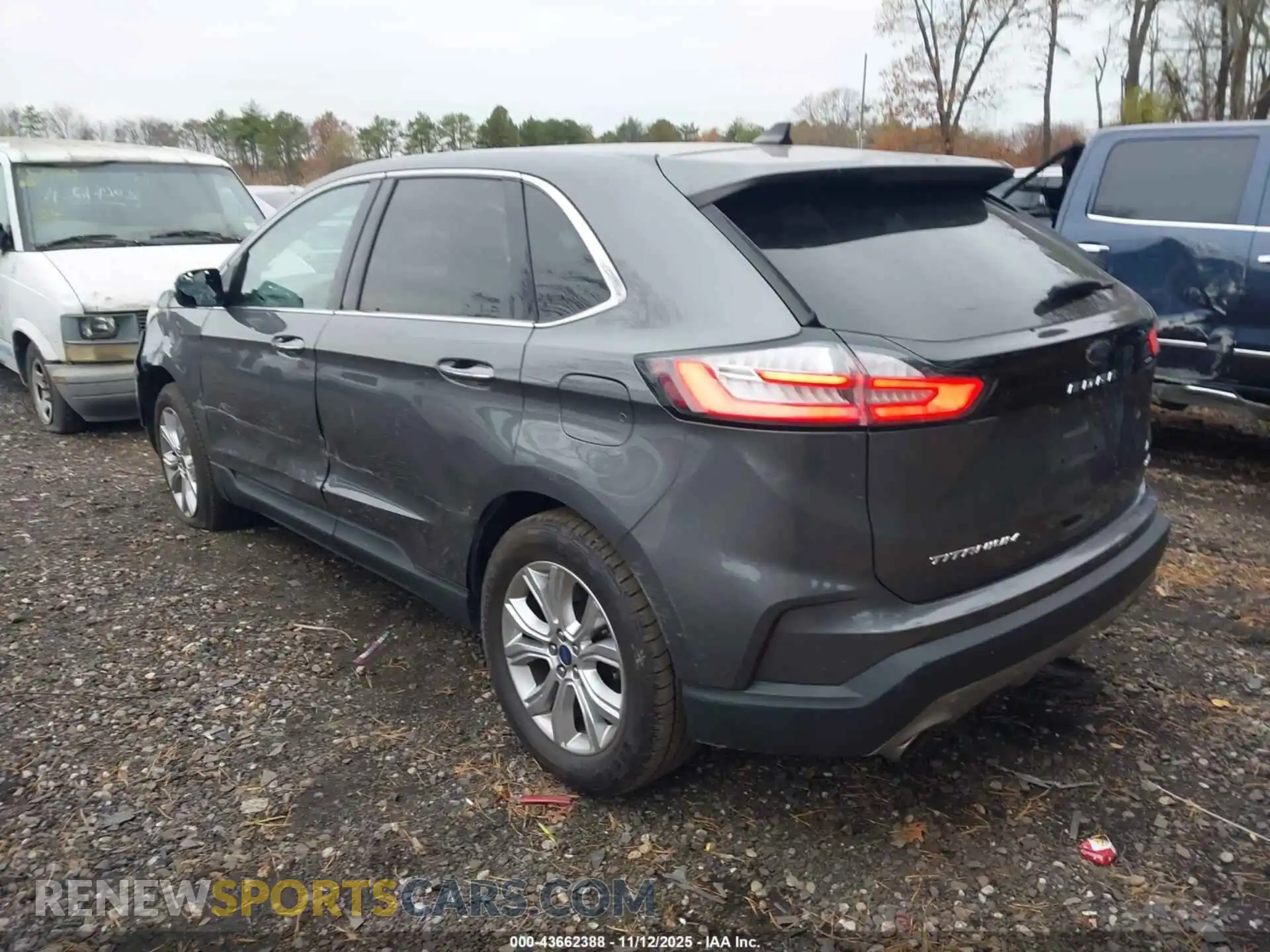 3 fotografías del automóvil dañado 2FMPK4K90NBA35277 FORD EDGE 2022
