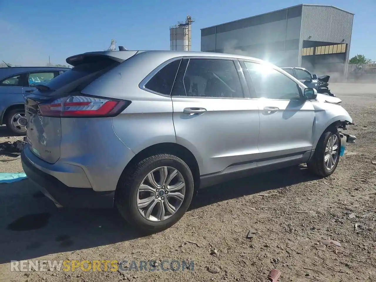 3 Фотография поврежденного автомобиля 2FMPK4K90NBB03531 FORD EDGE 2022
