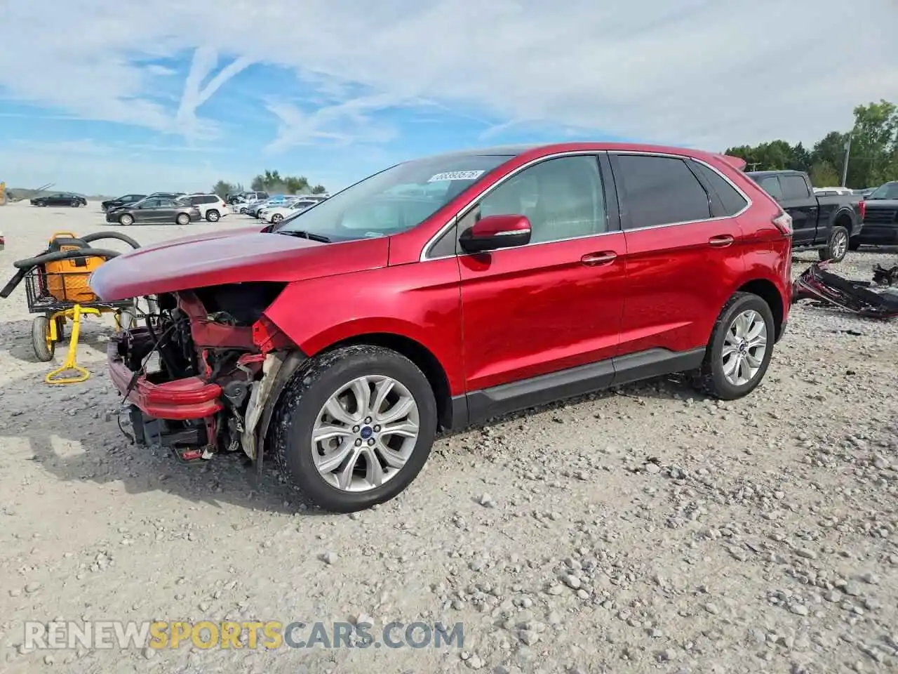 1 Photograph of a damaged car 2FMPK4K91NBA15376 FORD EDGE 2022