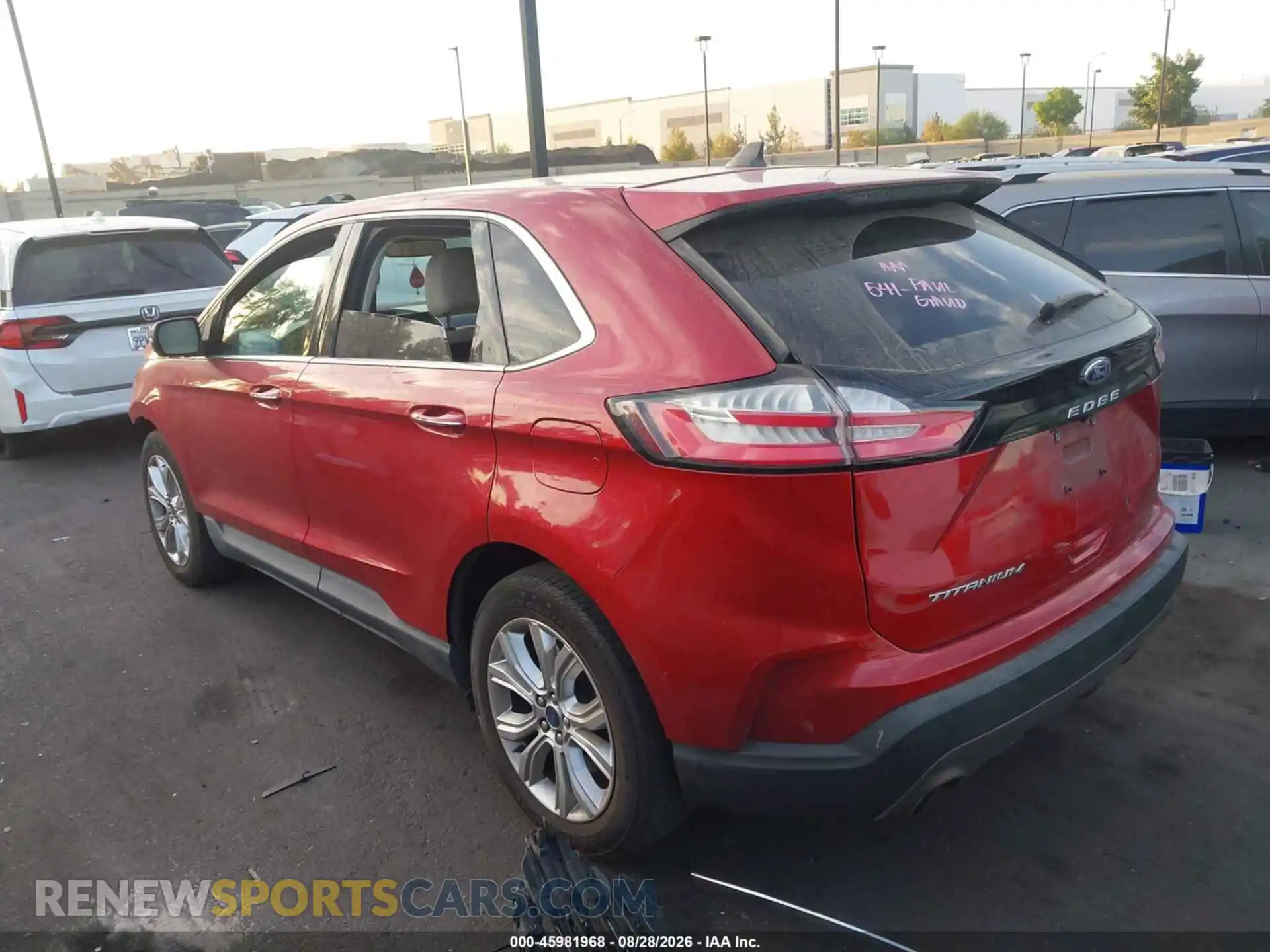 3 Фотография поврежденного автомобиля 2FMPK4K91NBA82236 FORD EDGE 2022