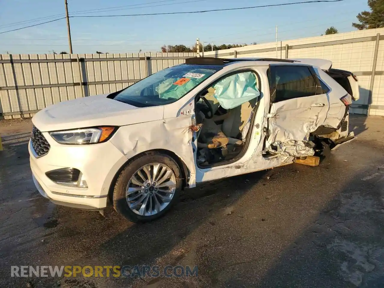 1 Photograph of a damaged car 2FMPK4K92NBA18657 FORD EDGE 2022