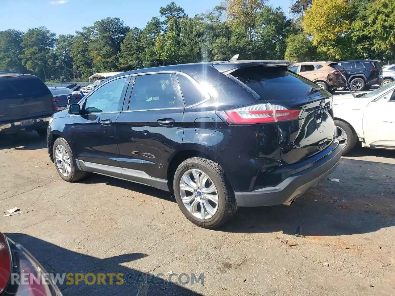 2 Фотография поврежденного автомобиля 2FMPK4K93NBA14665 FORD EDGE 2022
