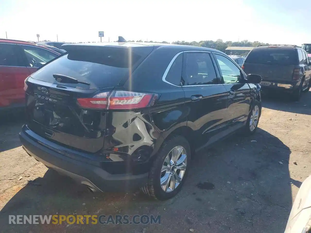 3 Фотография поврежденного автомобиля 2FMPK4K93NBA14665 FORD EDGE 2022