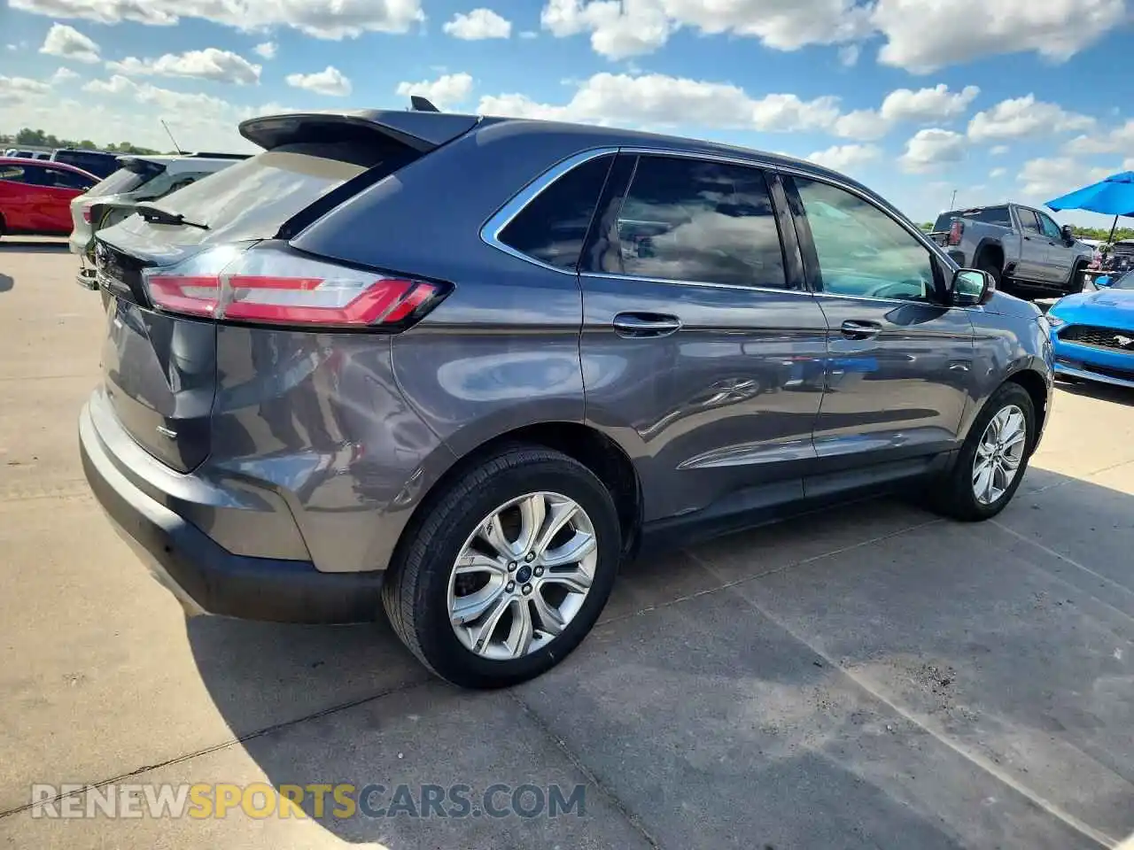 3 Photograph of a damaged car 2FMPK4K95NBA15848 FORD EDGE 2022