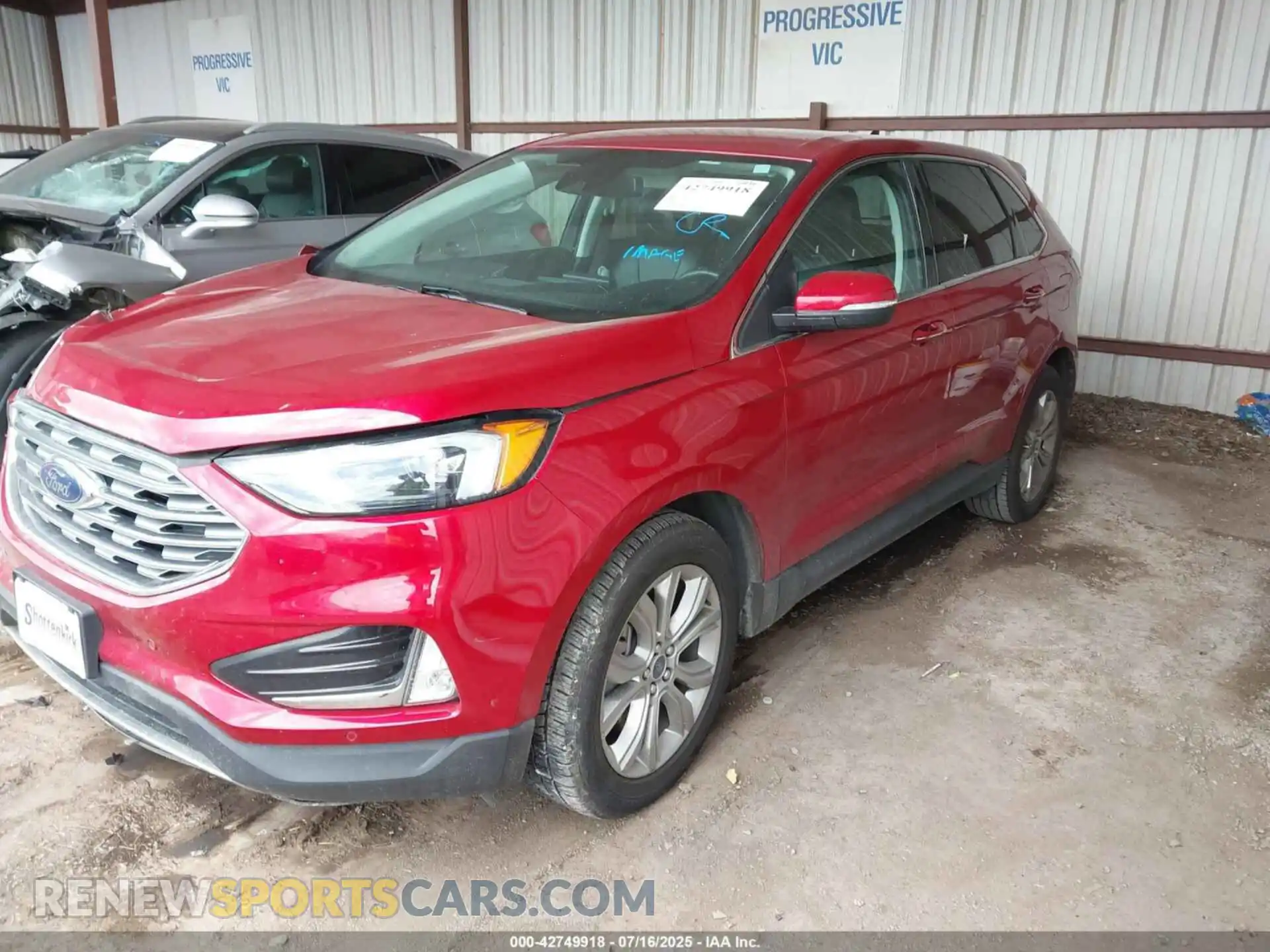2 Photograph of a damaged car 2FMPK4K96NBB04604 FORD EDGE 2022
