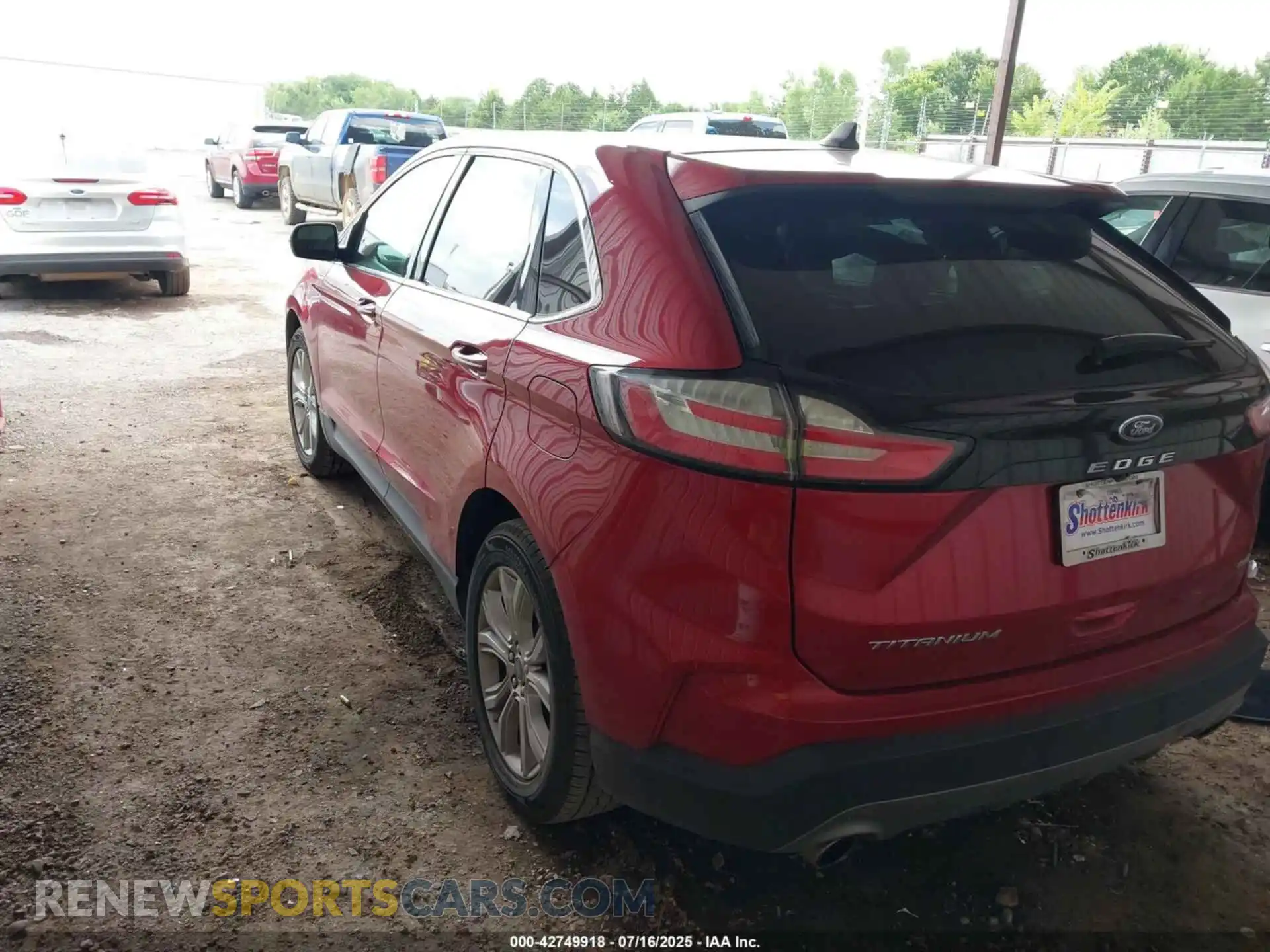 3 Photograph of a damaged car 2FMPK4K96NBB04604 FORD EDGE 2022