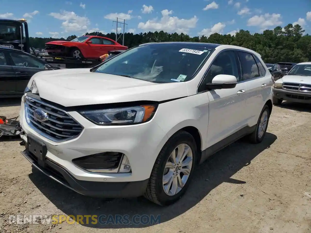 1 Photograph of a damaged car 2FMPK4K98NBA06528 FORD EDGE 2022