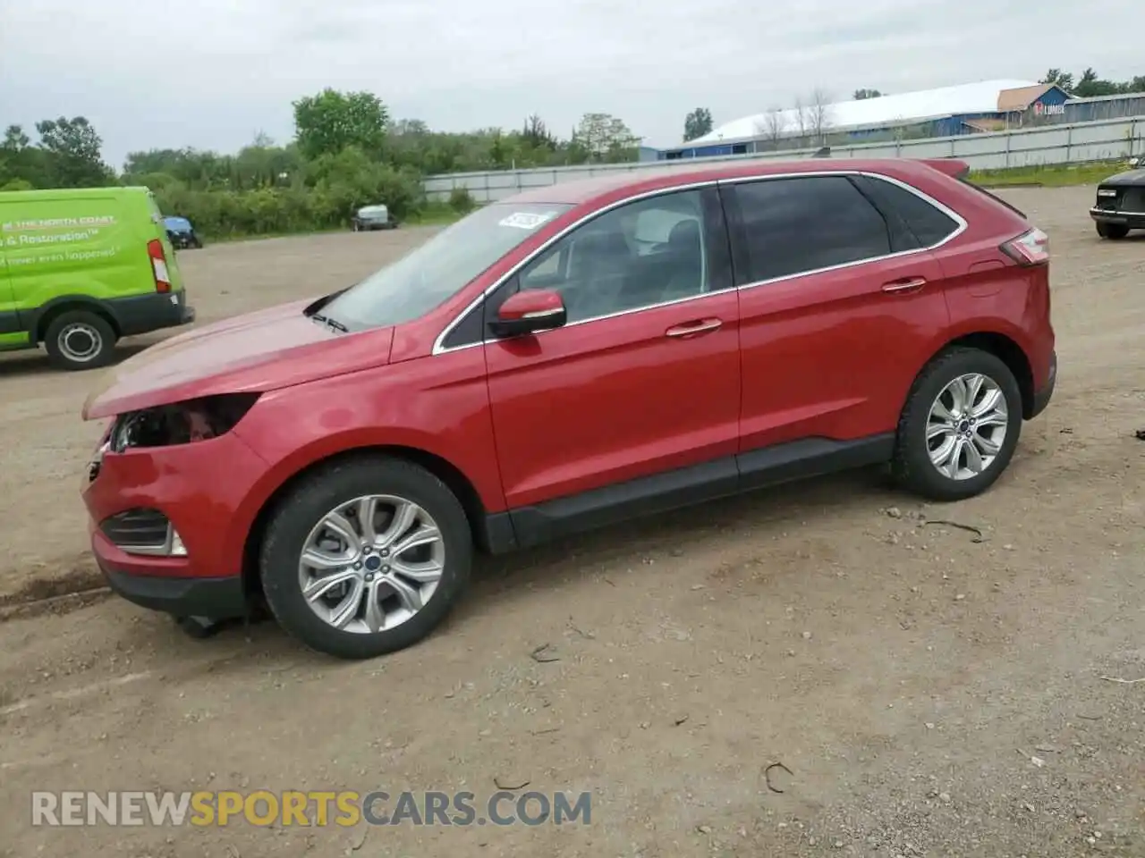 1 Photograph of a damaged car 2FMPK4K9XNBA63541 FORD EDGE 2022