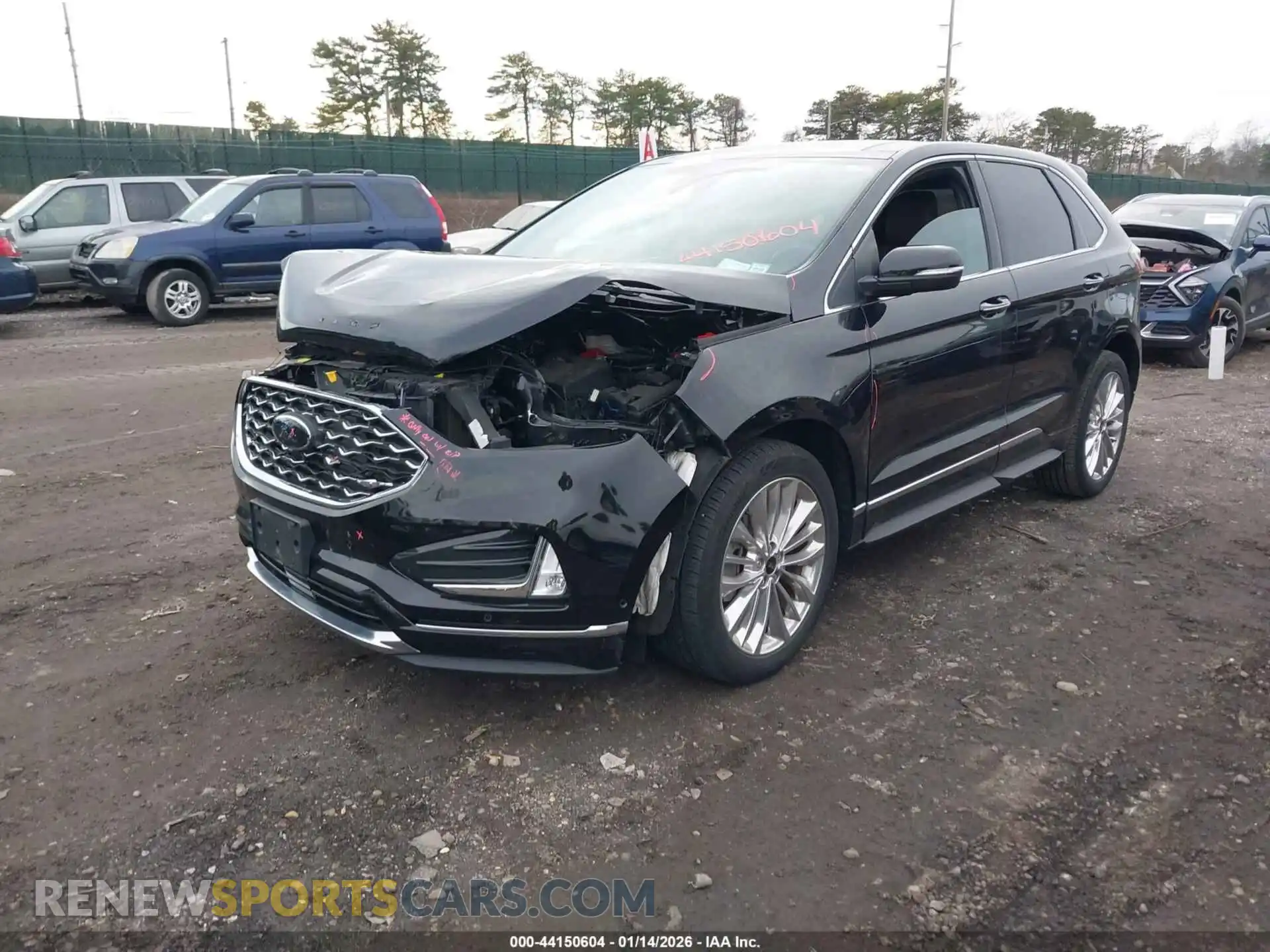 2 Photograph of a damaged car 2FMPK4K9XNBA70800 FORD EDGE 2022