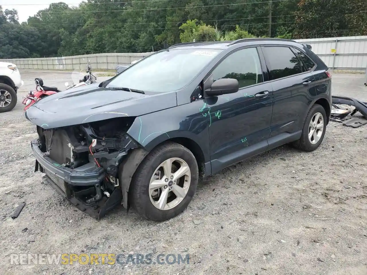 1 Photograph of a damaged car 2FMPK4G96PBA13456 FORD EDGE 2023
