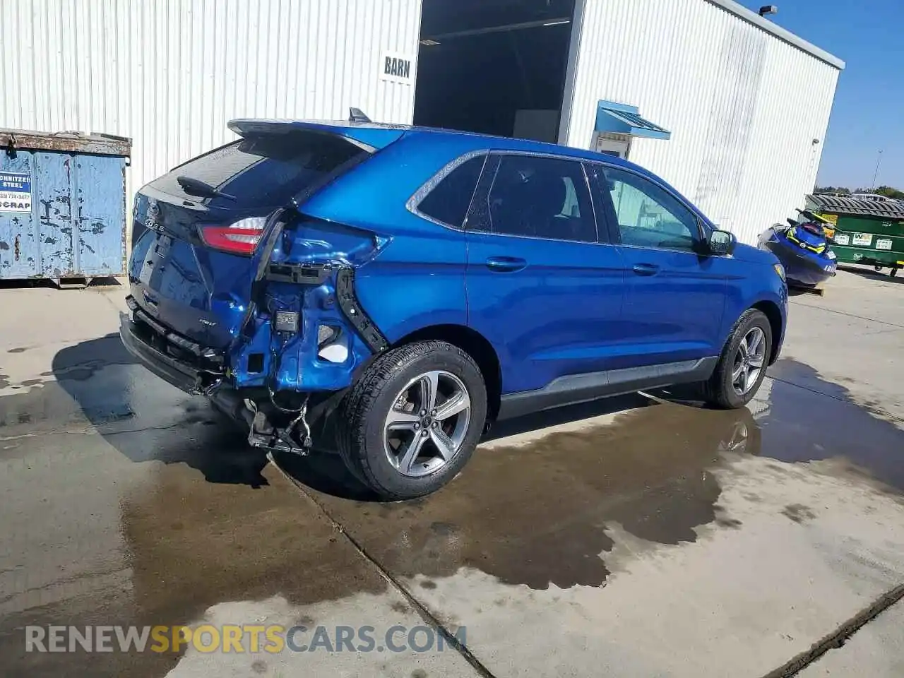 3 fotografías del automóvil dañado 2FMPK4J90PBA01277 FORD EDGE 2023