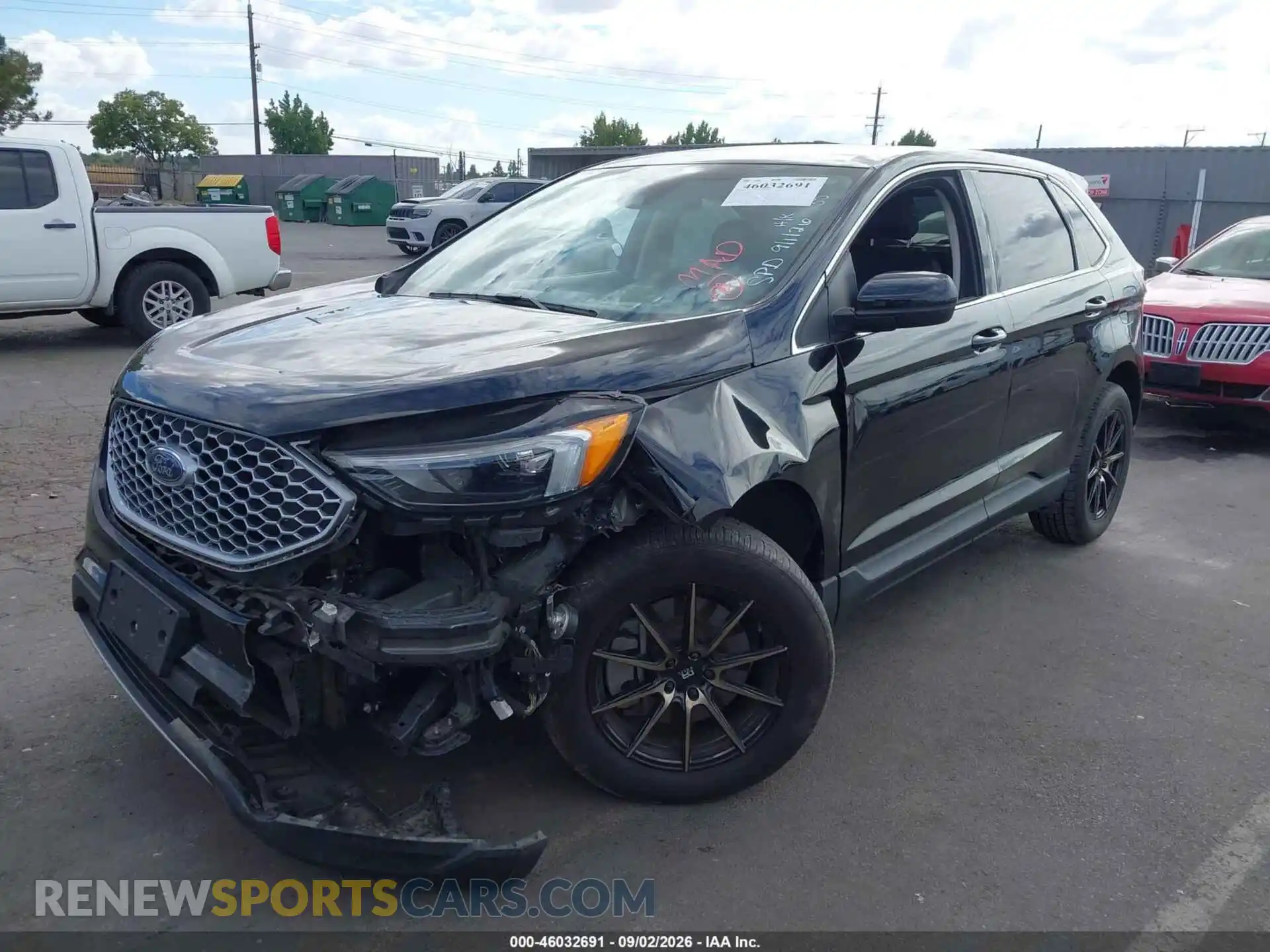 2 Фотография поврежденного автомобиля 2FMPK4J9XPBA18961 FORD EDGE 2023