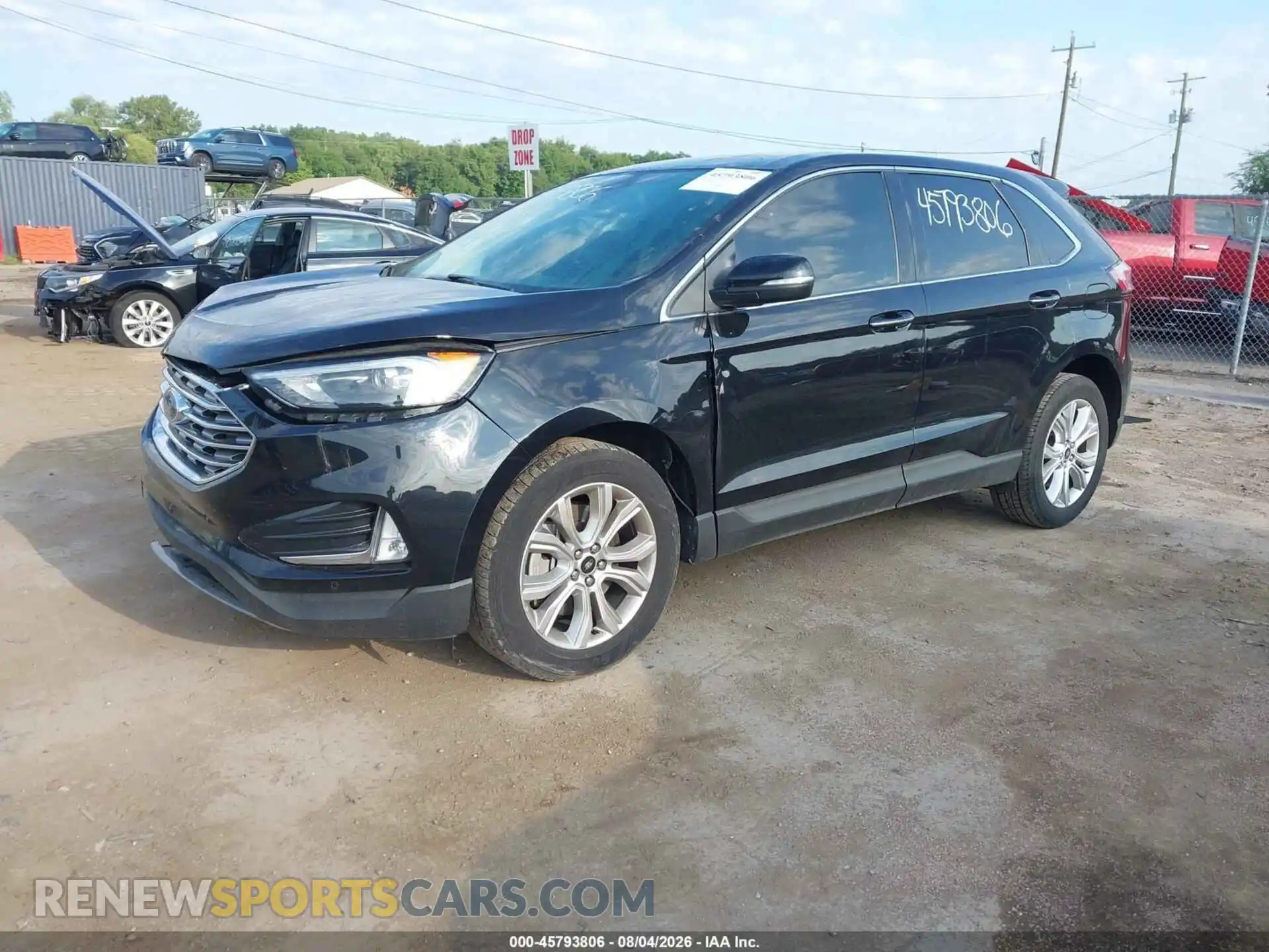 2 Фотография поврежденного автомобиля 2FMPK4K90PBA19230 FORD EDGE 2023