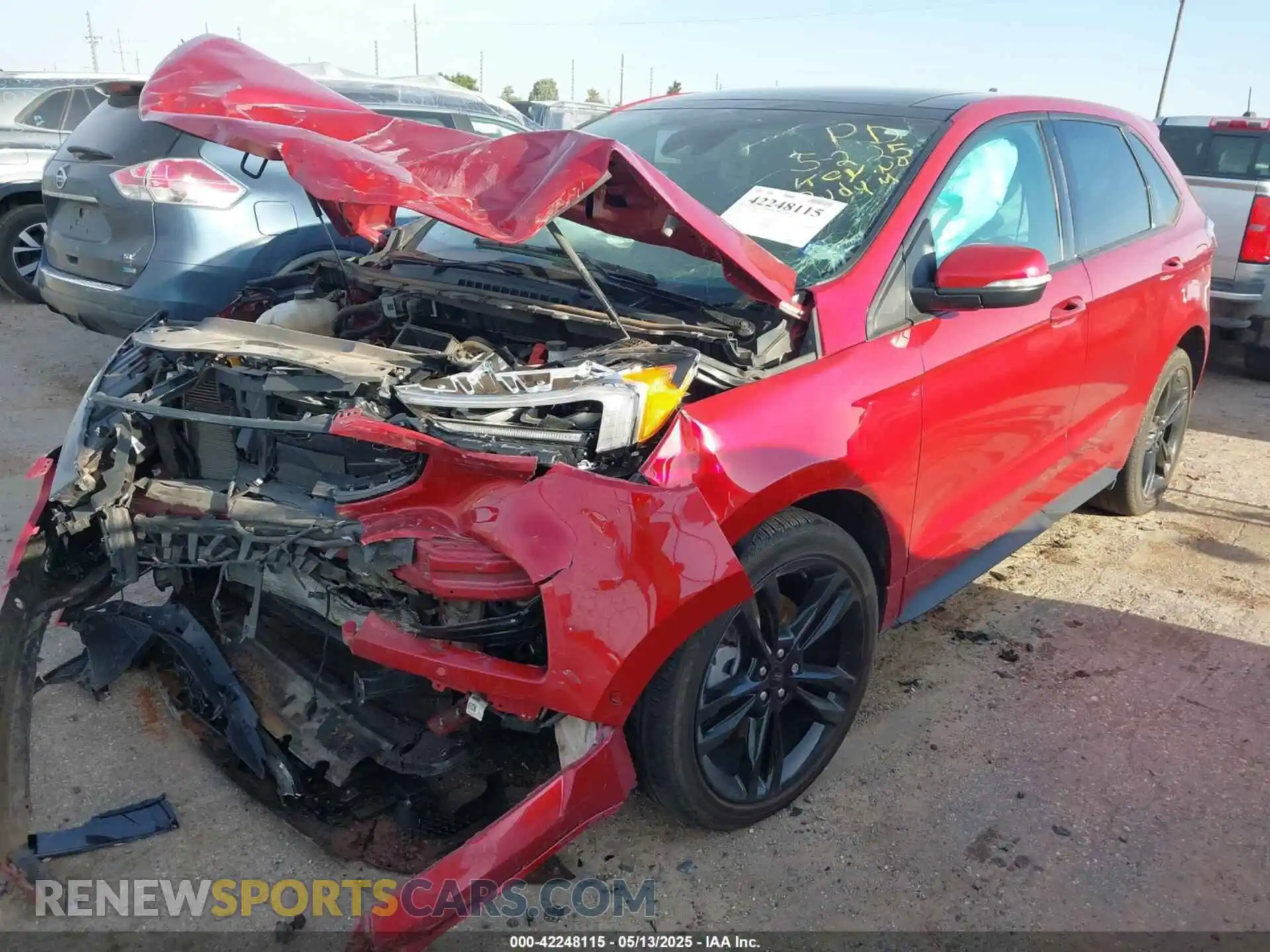 2 Фотография поврежденного автомобиля 2FMPK4AP3RBA01355 FORD EDGE 2024