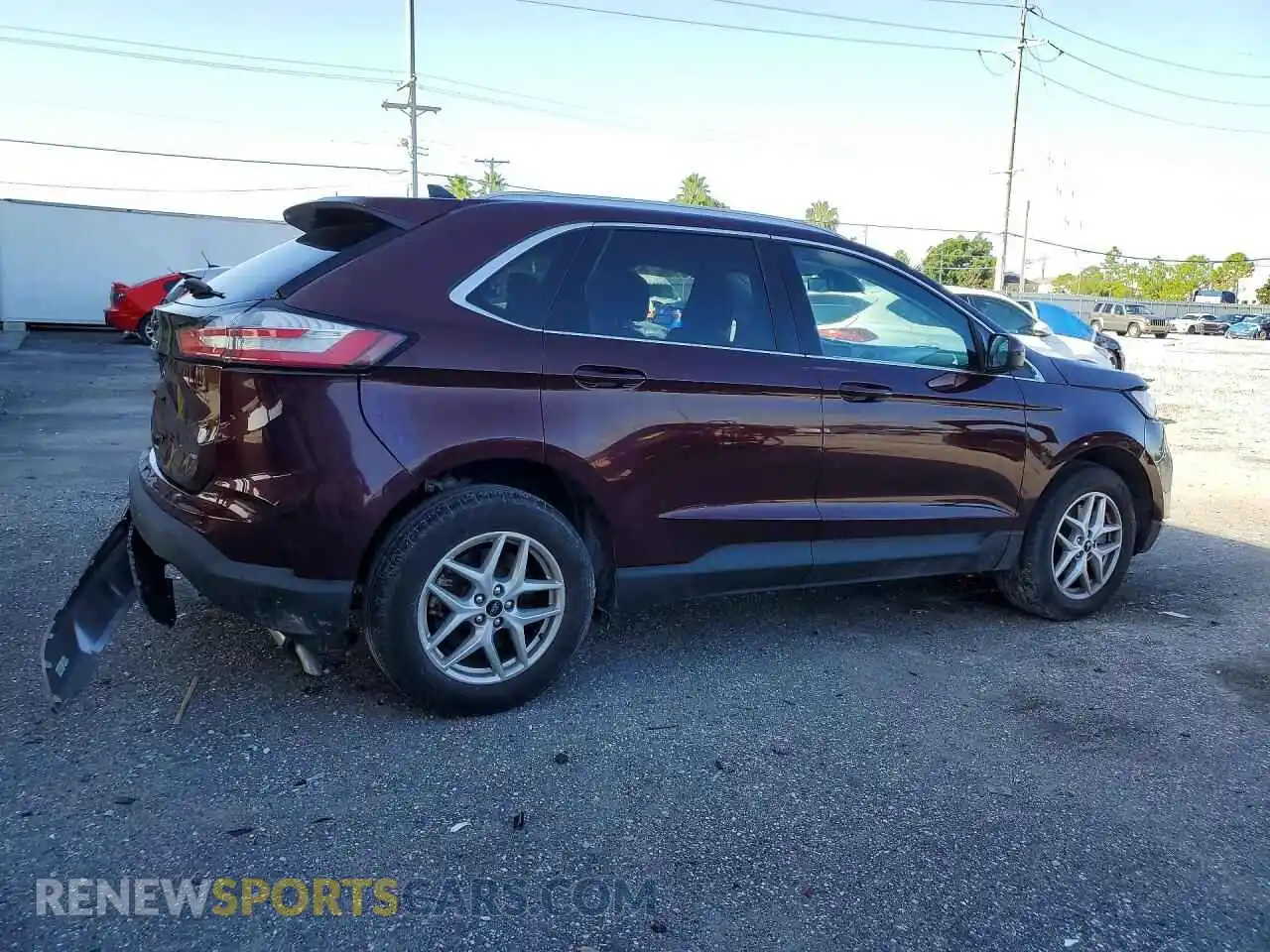 3 fotografías del automóvil dañado 2FMPK4J94RBA44829 FORD EDGE 2024