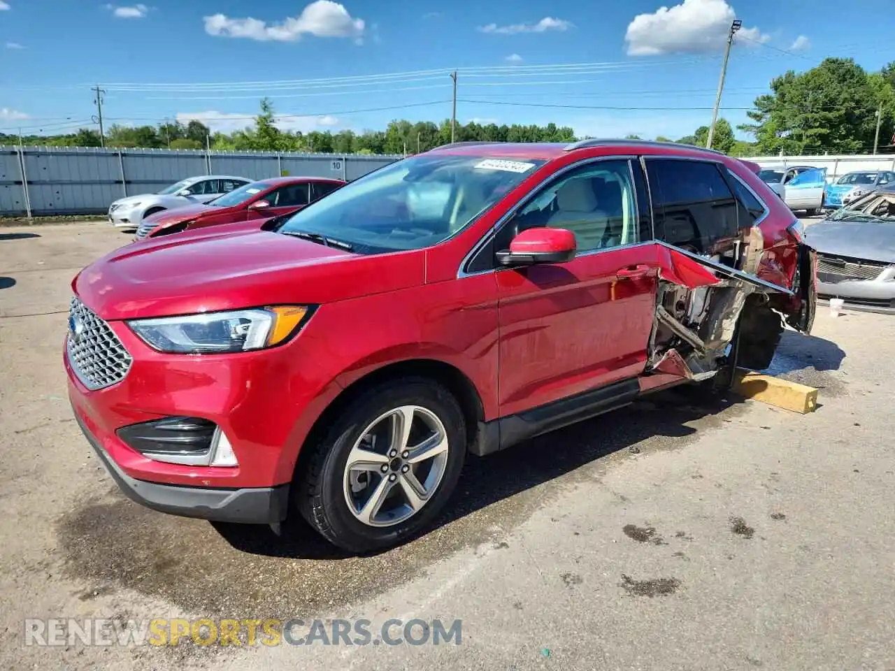 1 Photograph of a damaged car 2FMPK4J94RBA55281 FORD EDGE 2024
