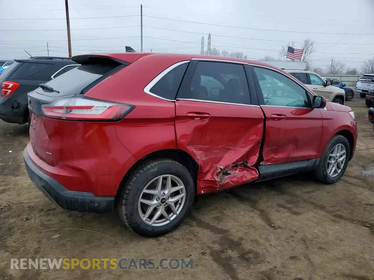 3 Фотография поврежденного автомобиля 2FMPK4J96RBA03361 FORD EDGE 2024